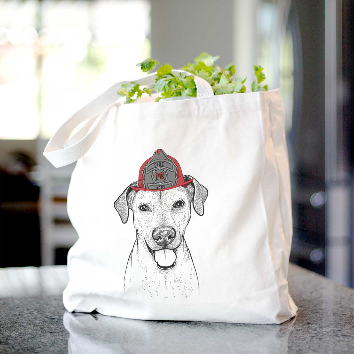 Sugar the American Staffordshire Mix - Tote Bag