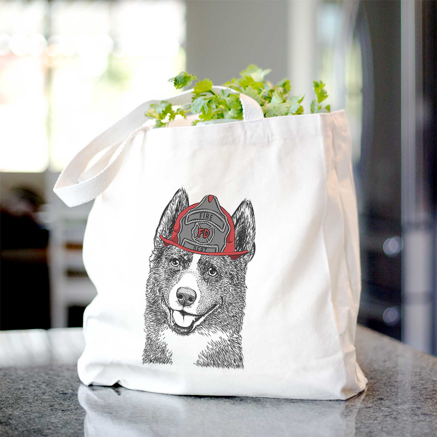 Tosca the Karelian Bear Dog - Tote Bag
