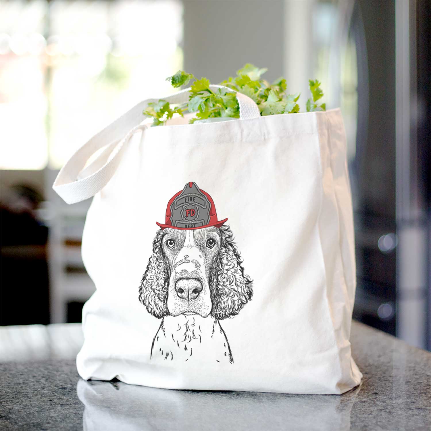 Wilbur the English Springer Spaniel - Tote Bag