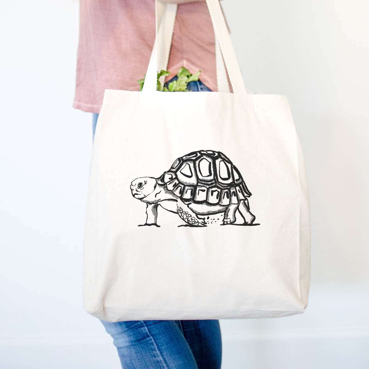 Halftone Fast Tortoise - Tote Bag