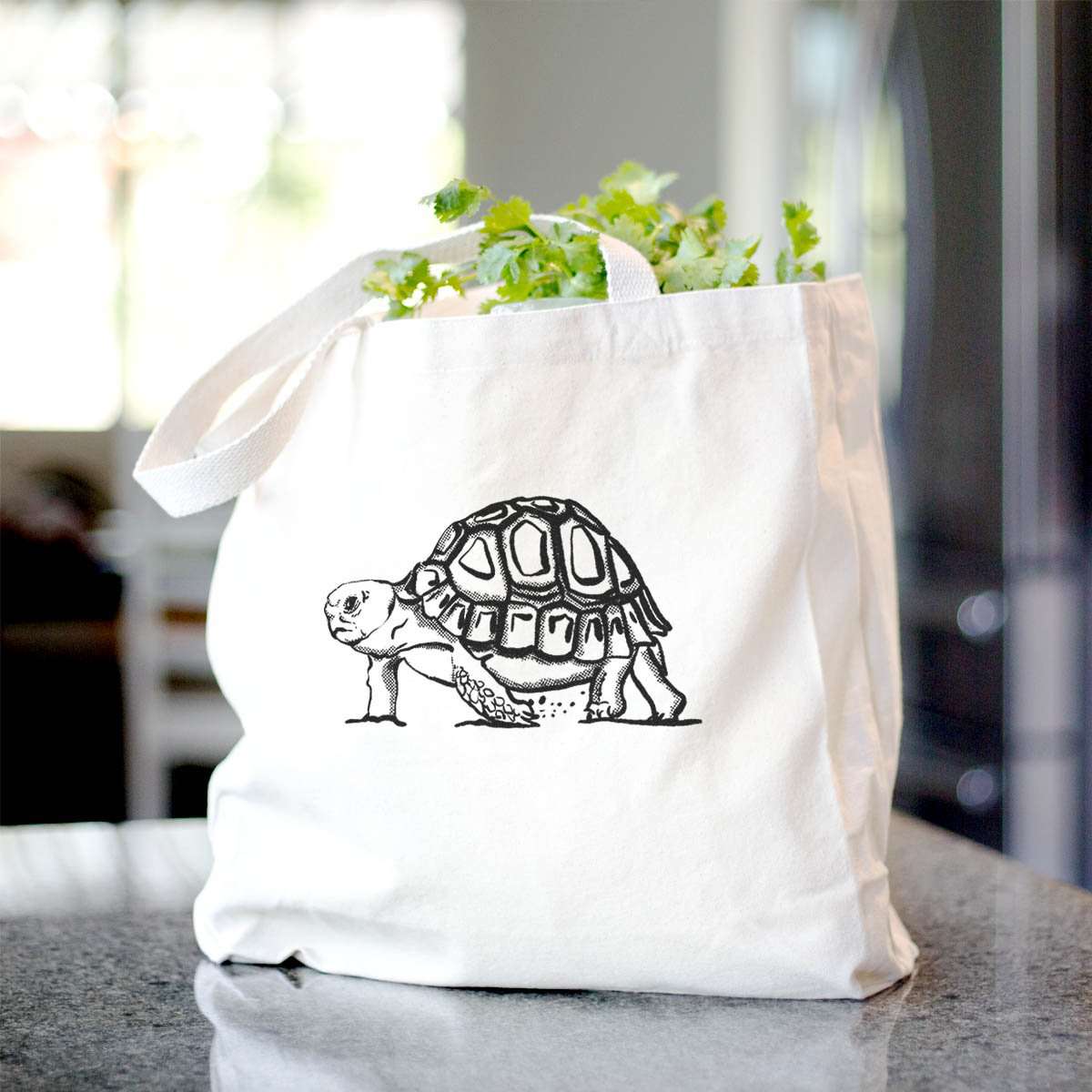 Halftone Fast Tortoise - Tote Bag