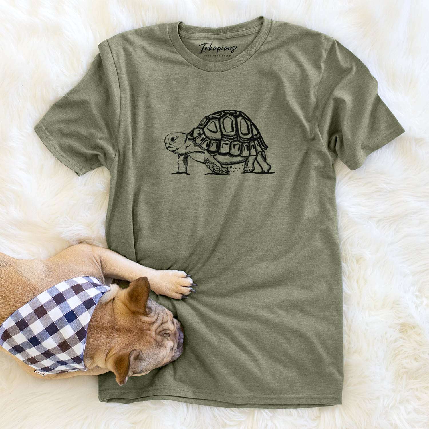 Halftone Fast Tortoise - Unisex Crewneck