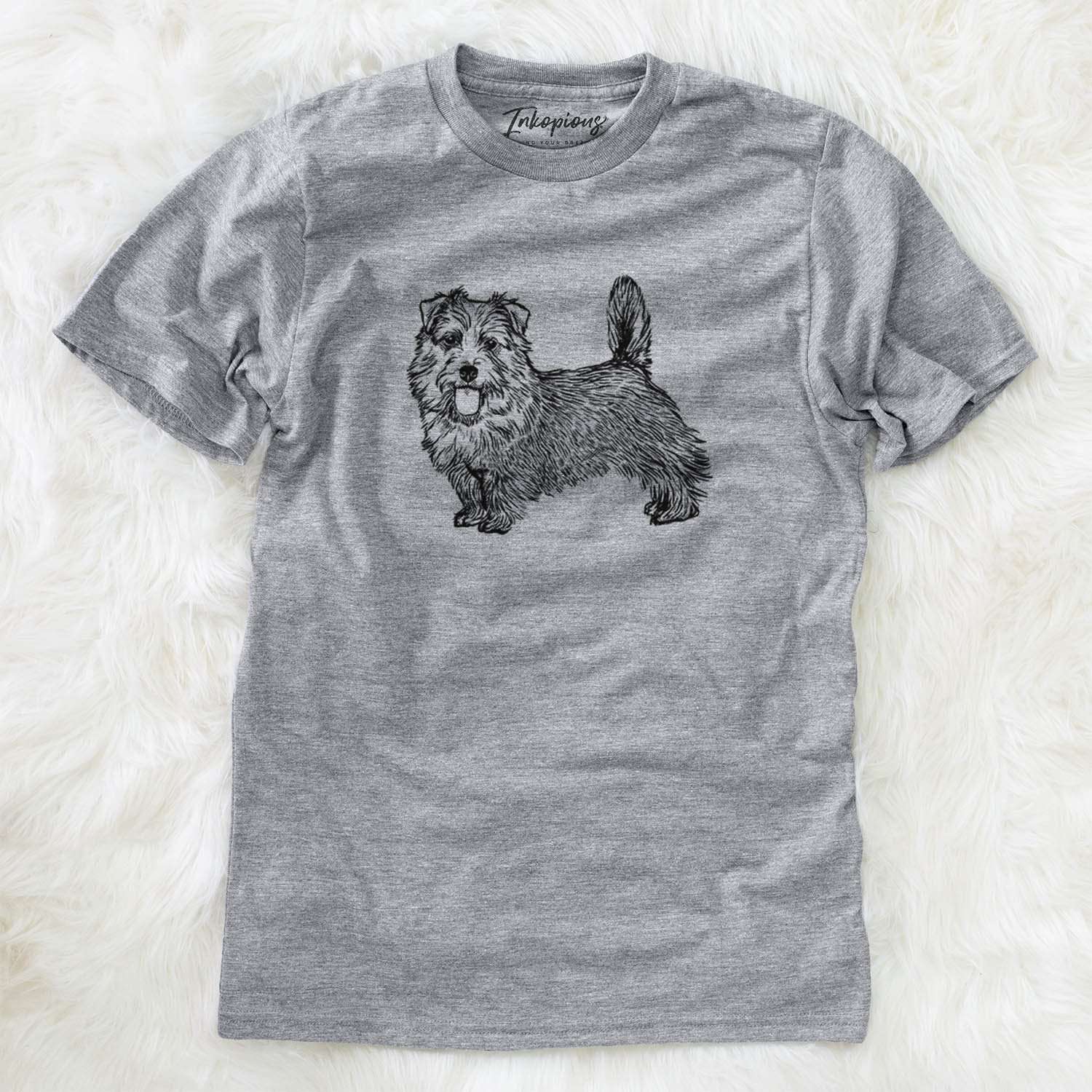 Halftone Norfolk Terrier - Unisex Crewneck