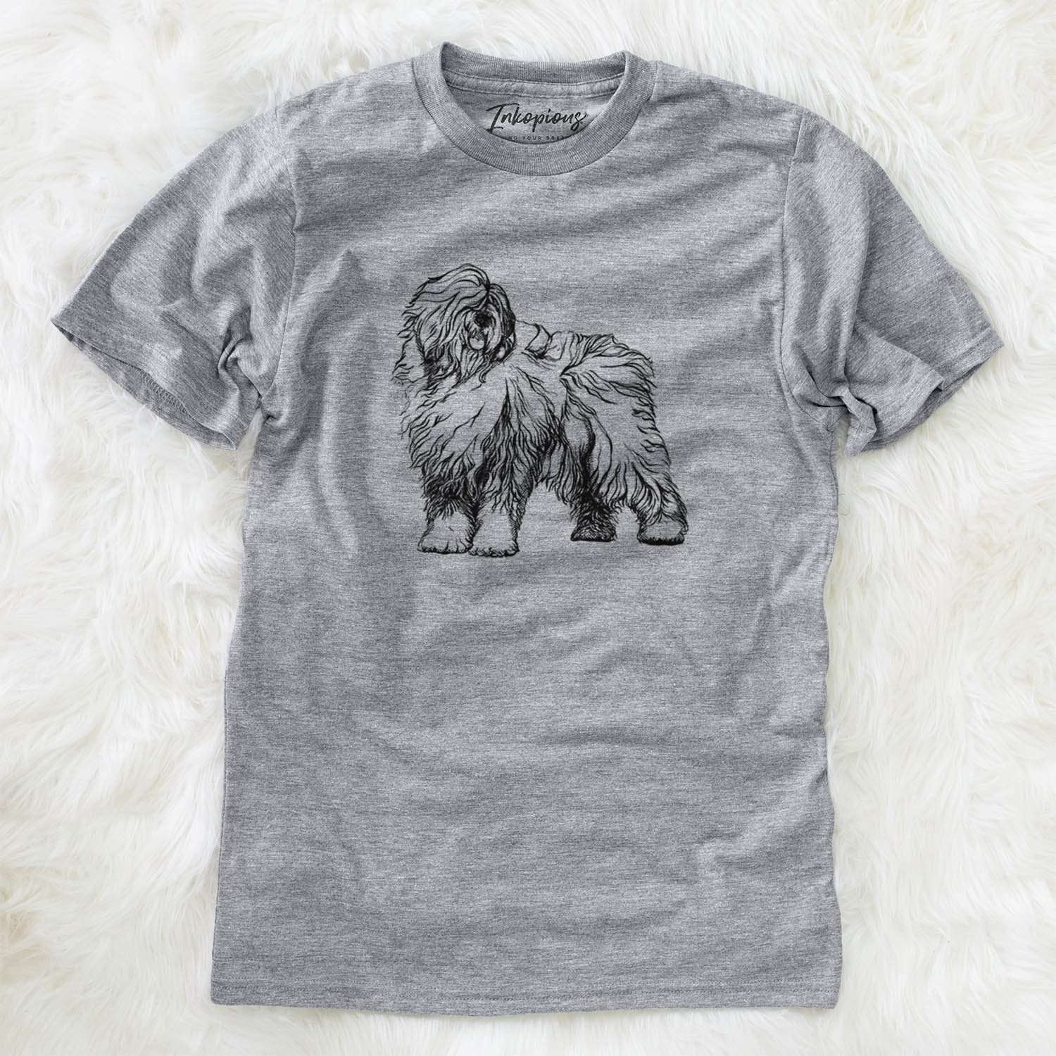 Halftone Old English Sheepdog - Unisex Crewneck