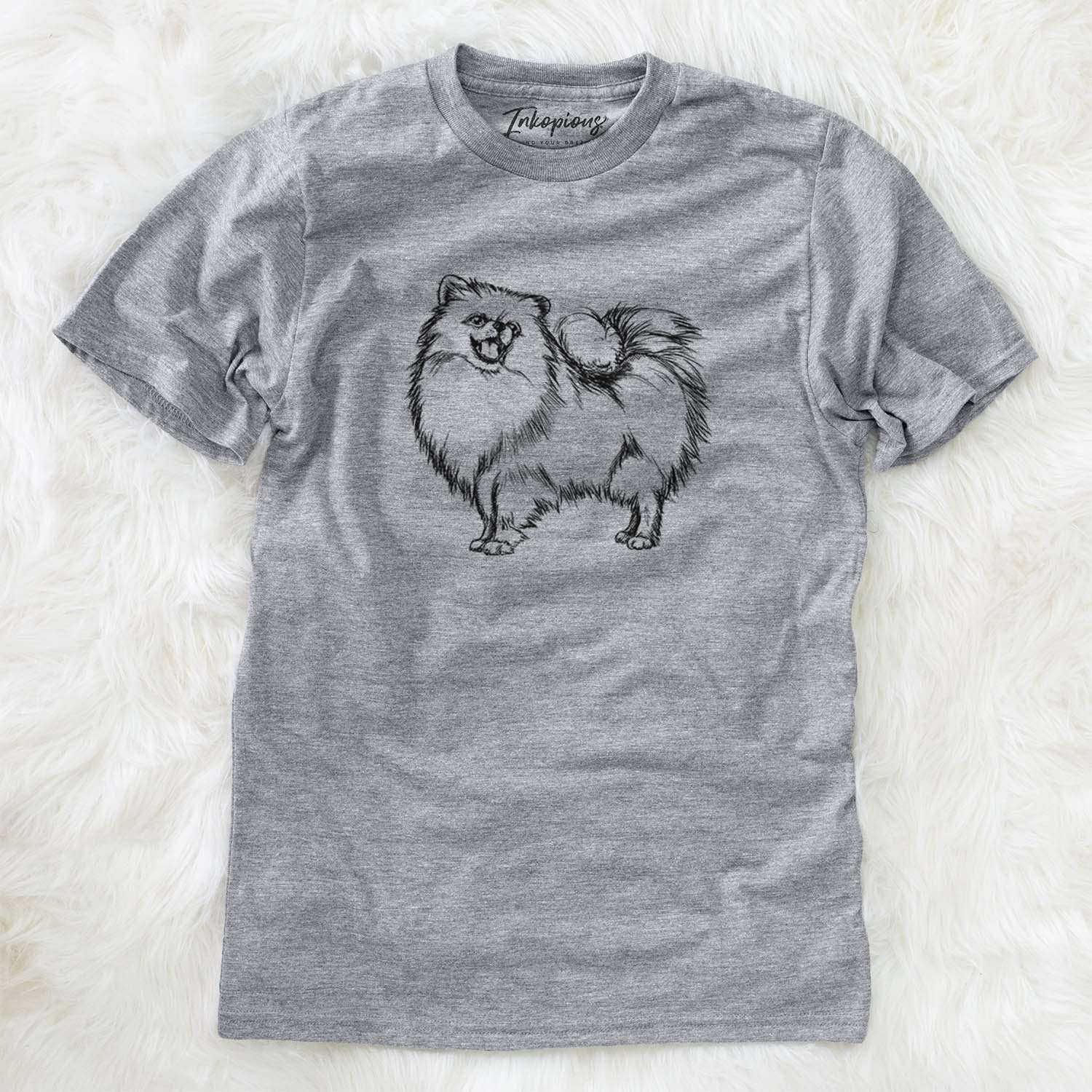 Halftone Pomeranian - Unisex Crewneck