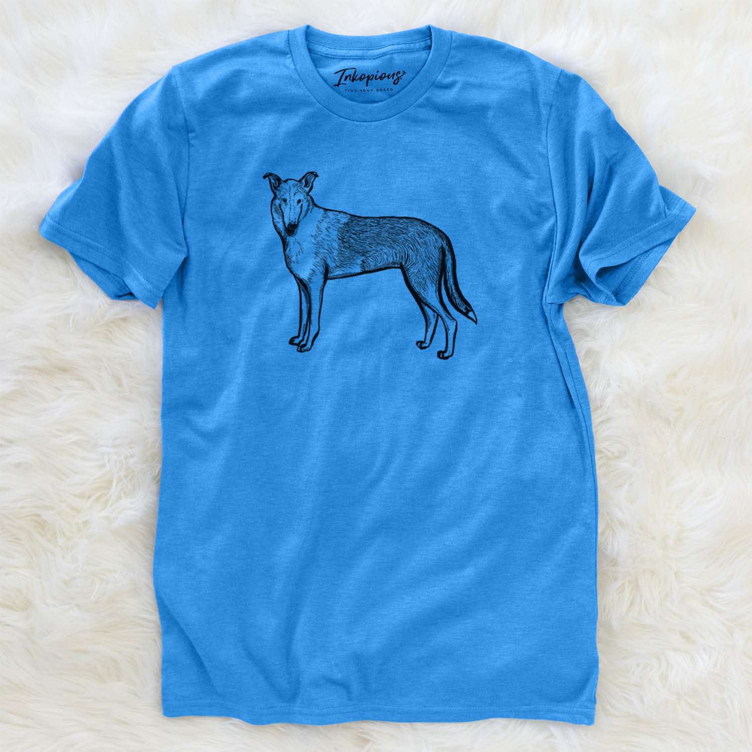Halftone Smooth Collie - Unisex Crewneck