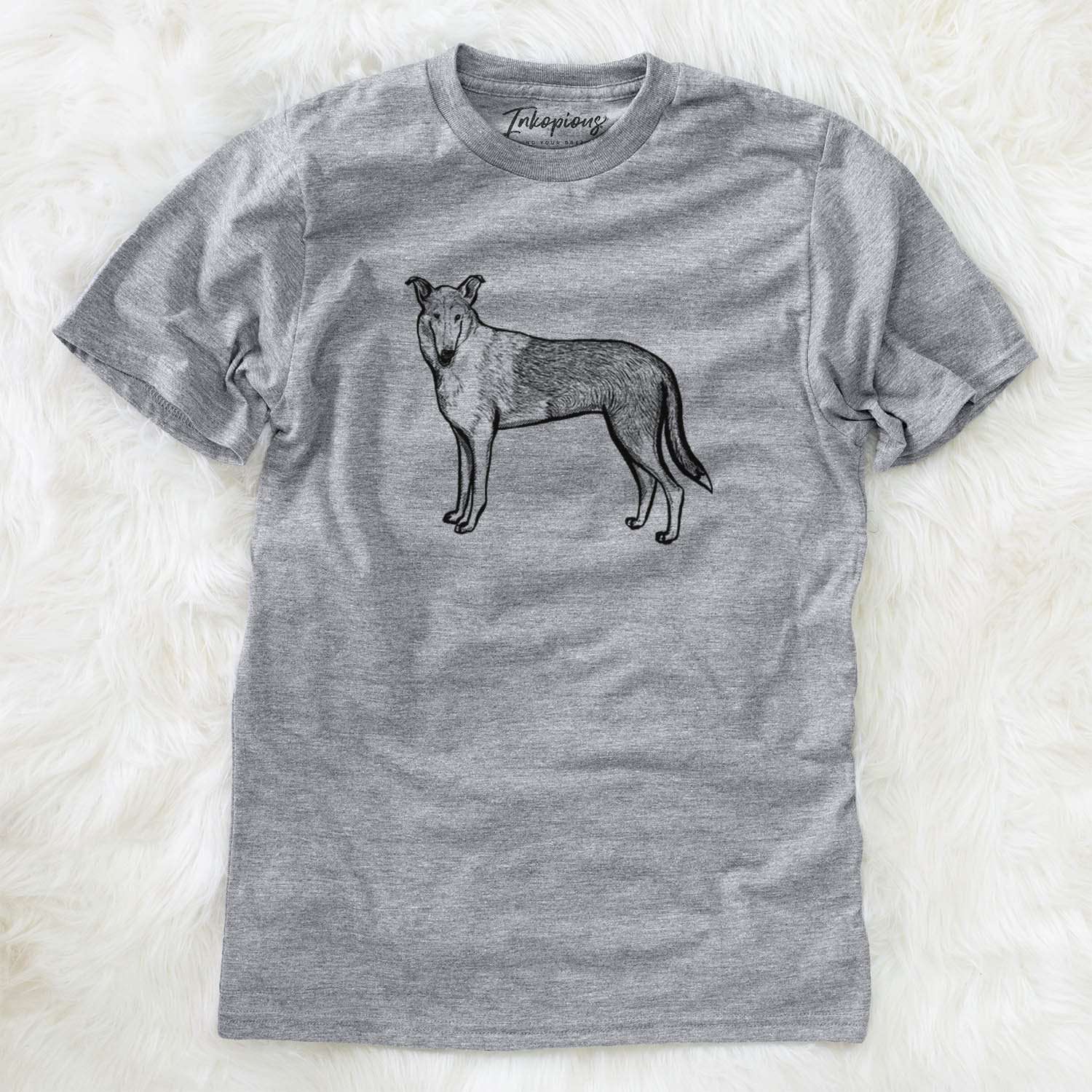 Halftone Smooth Collie - Unisex Crewneck