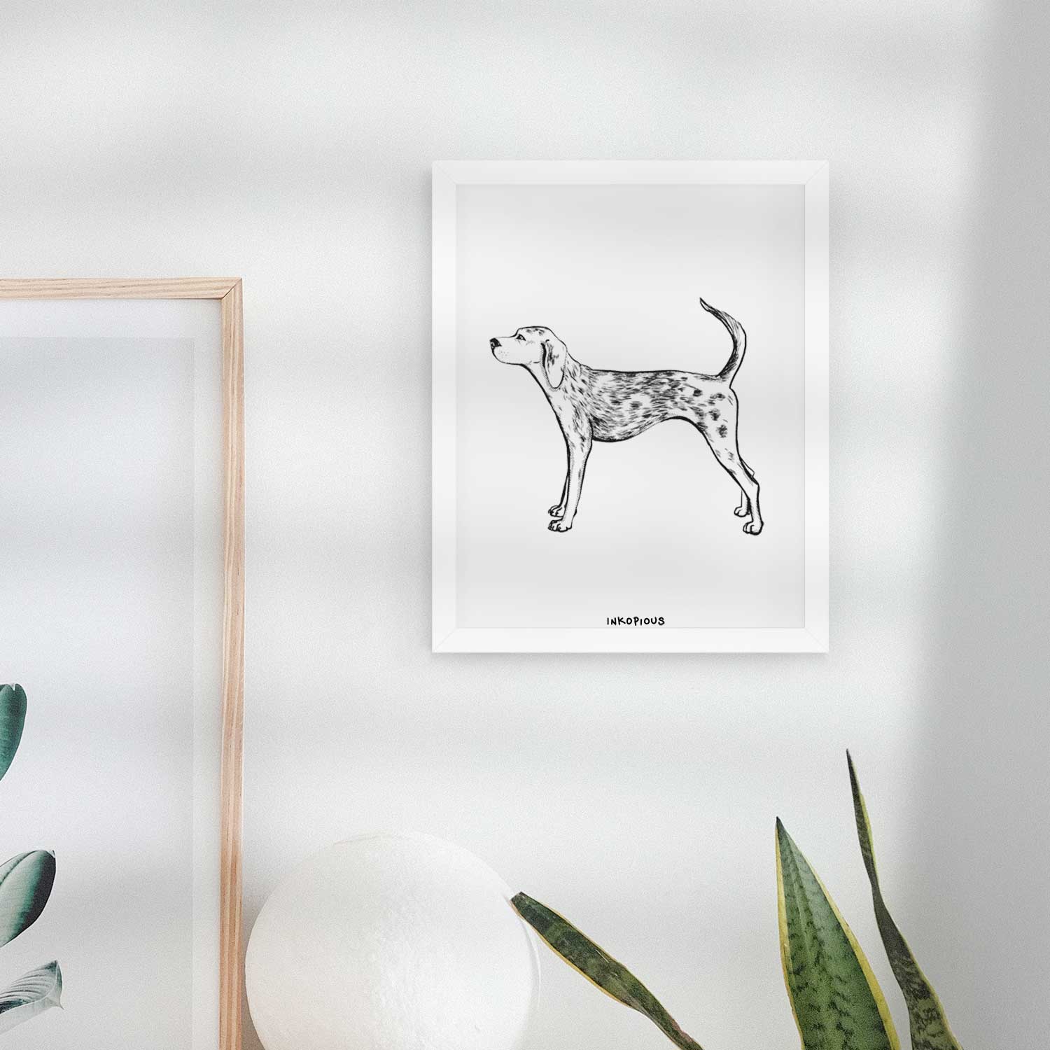 Halftone American Leopard Art Print