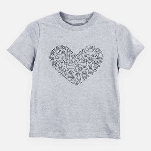 Heart Full of Dachshunds - Kids/Youth/Toddler Shirt