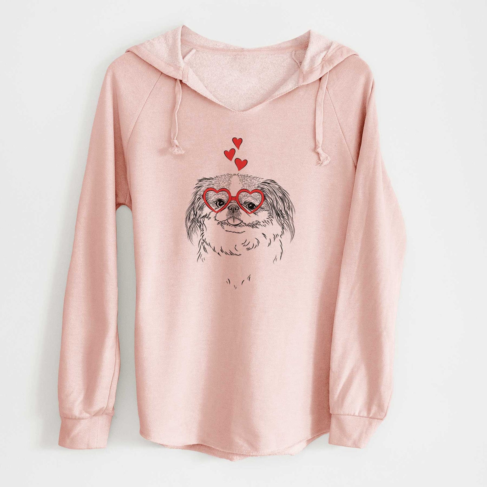 Valentine Abra Bean the Pekingese - Cali Wave Hooded Sweatshirt