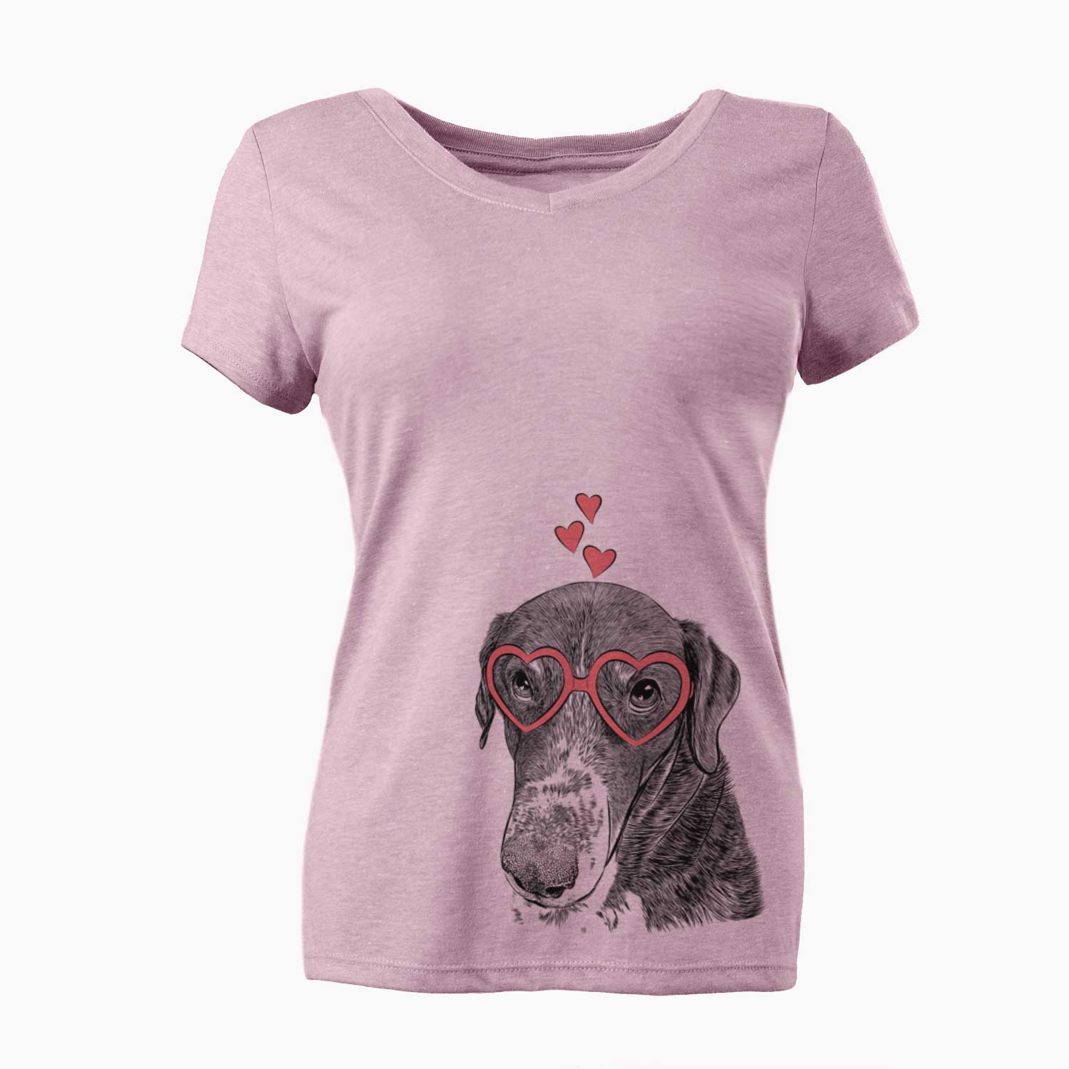 Valentine Angel Orion the Mixed Breed - Women's V-neck Shirt