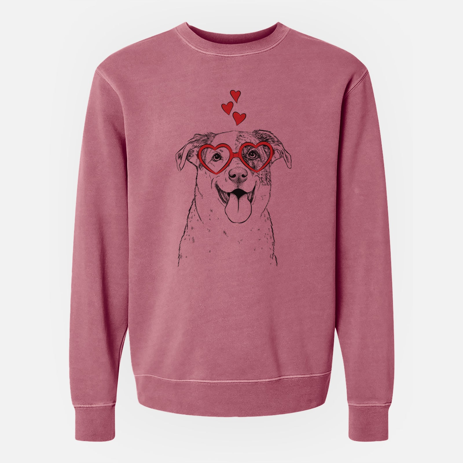 Valentine Archer the Shepherd Mix - Unisex Pigment Dyed Crew Sweatshirt