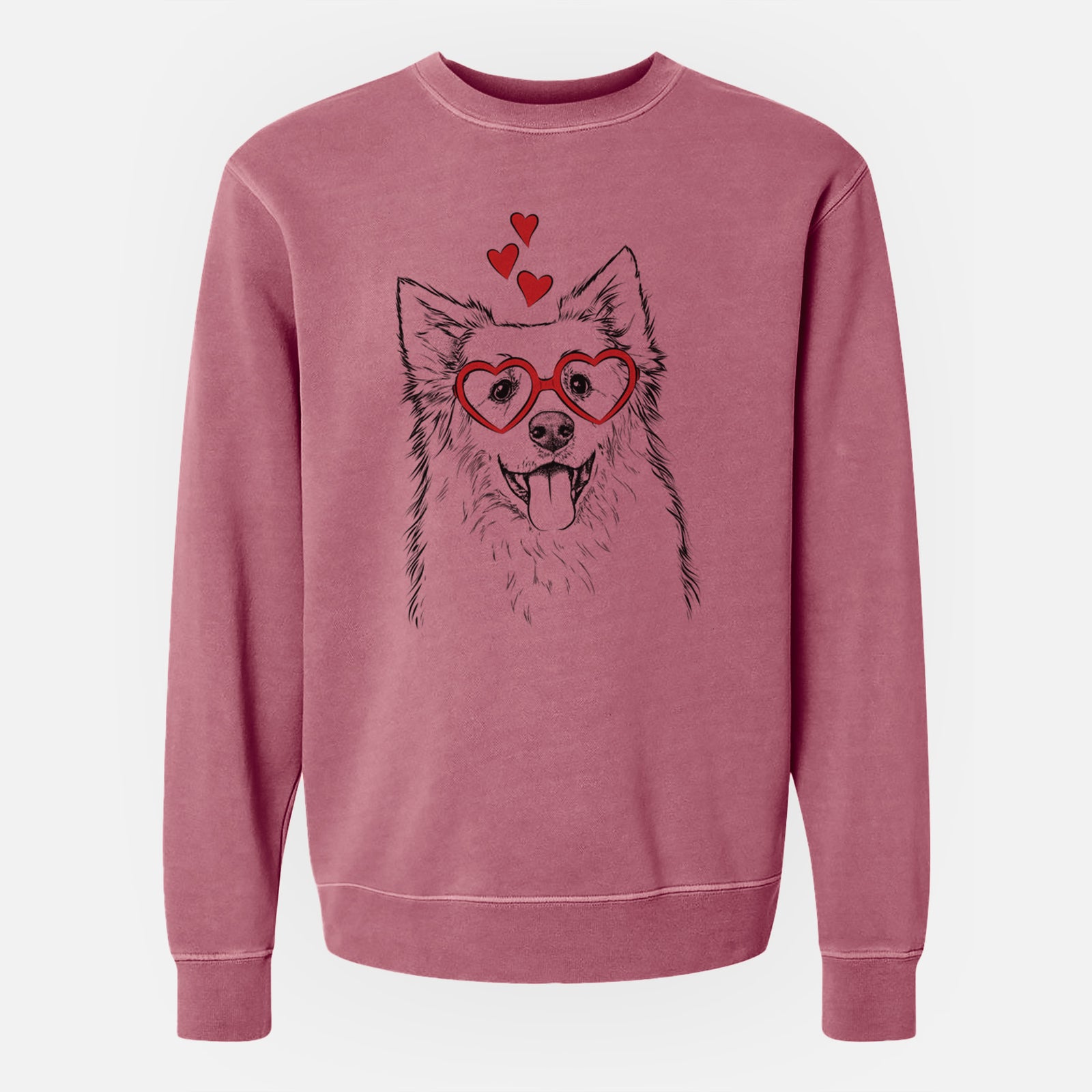 Valentine Aspenita the Mixed Breed - Unisex Pigment Dyed Crew Sweatshirt