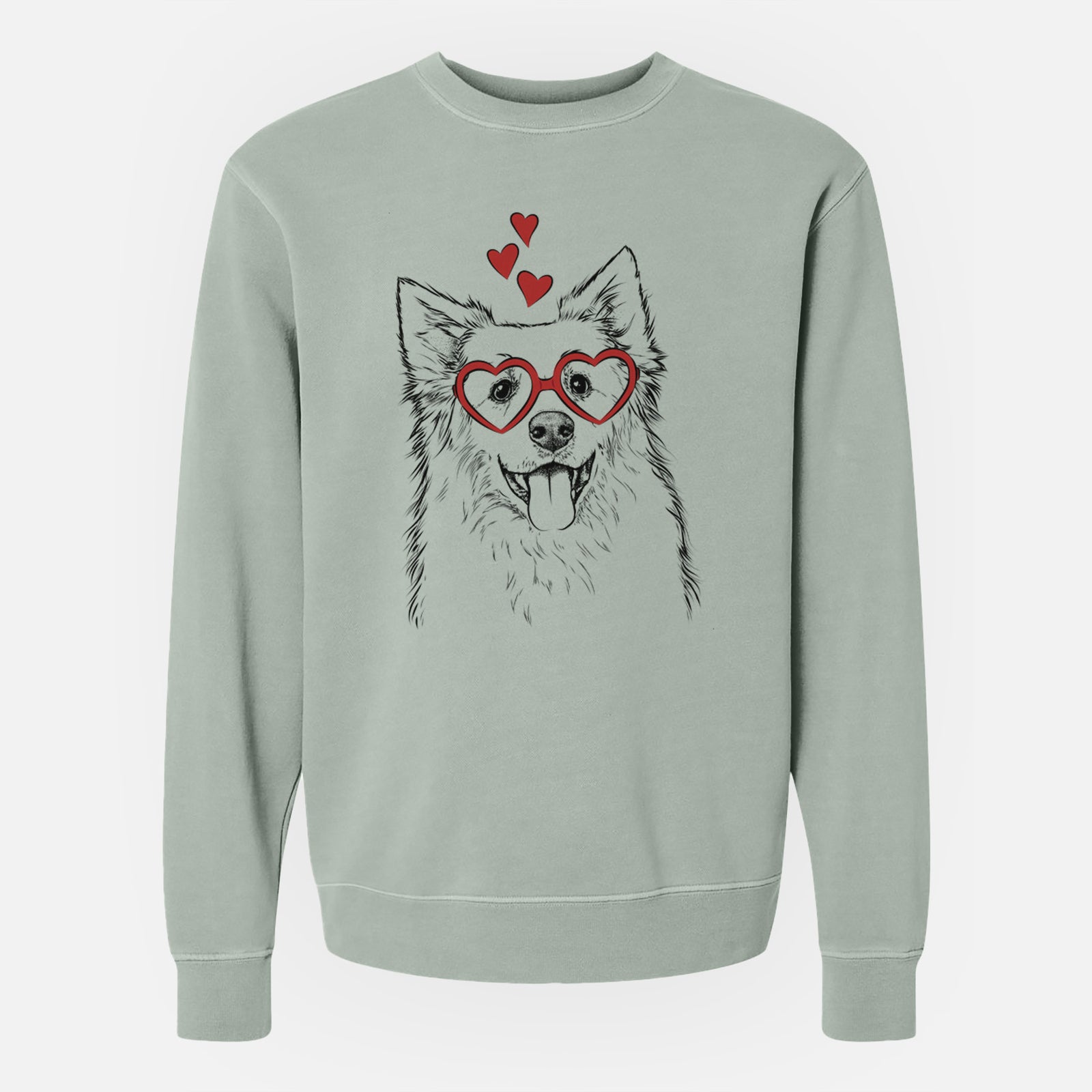 Valentine Aspenita the Mixed Breed - Unisex Pigment Dyed Crew Sweatshirt