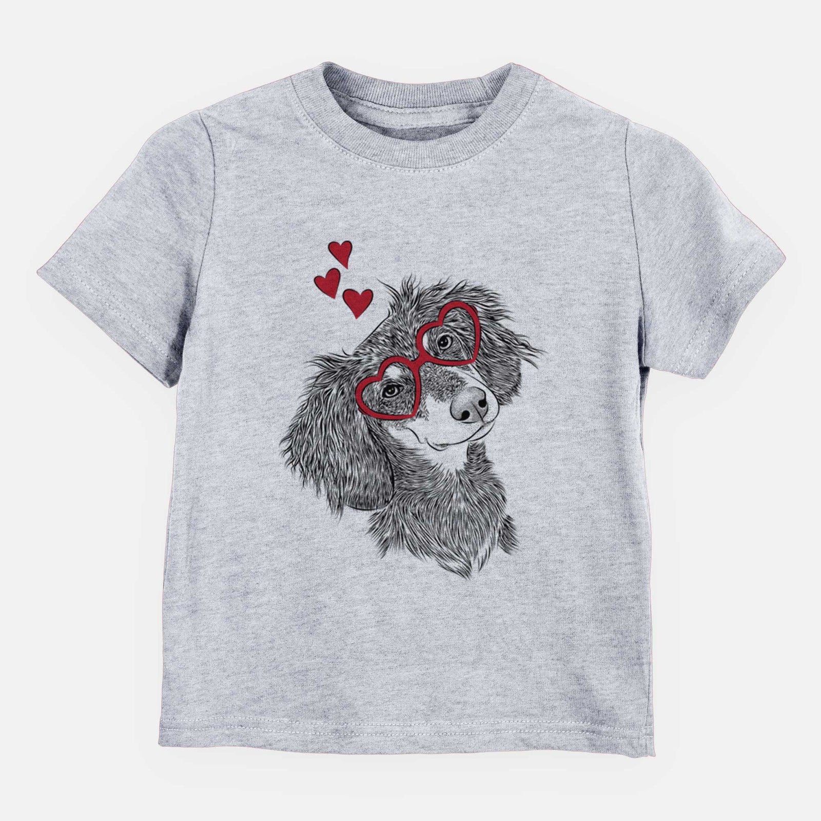 Valentine Bailey the Long Haired Dachshund - Kids/Youth/Toddler Shirt