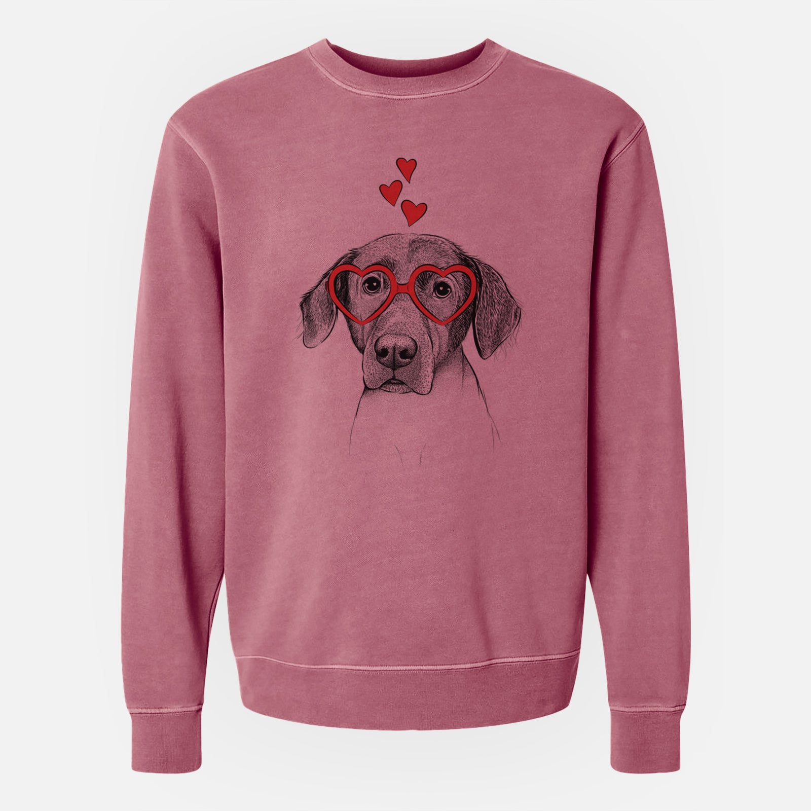 Valentine Baldwin the Mixed Breed - Unisex Pigment Dyed Crew Sweatshirt