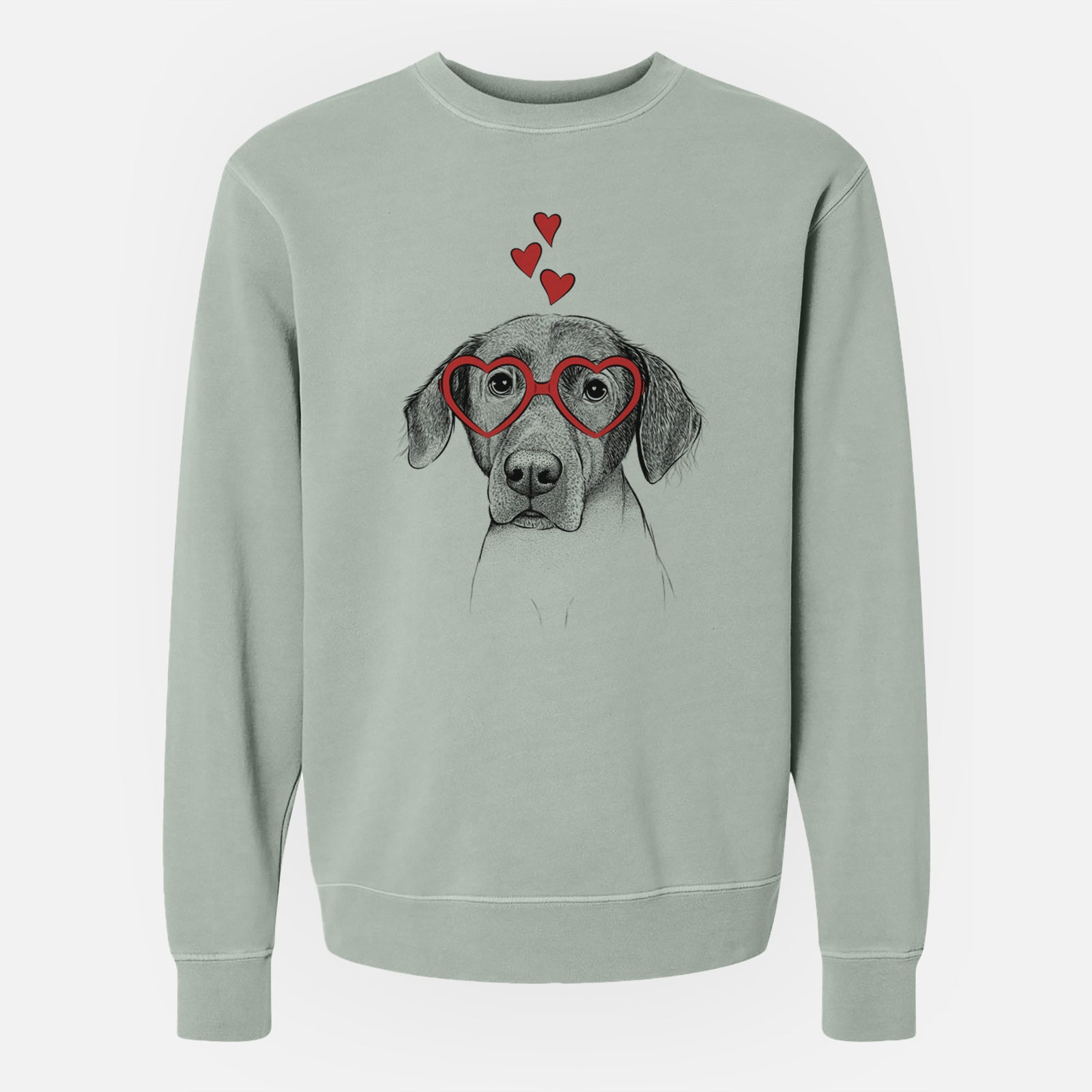 Valentine Baldwin the Mixed Breed - Unisex Pigment Dyed Crew Sweatshirt