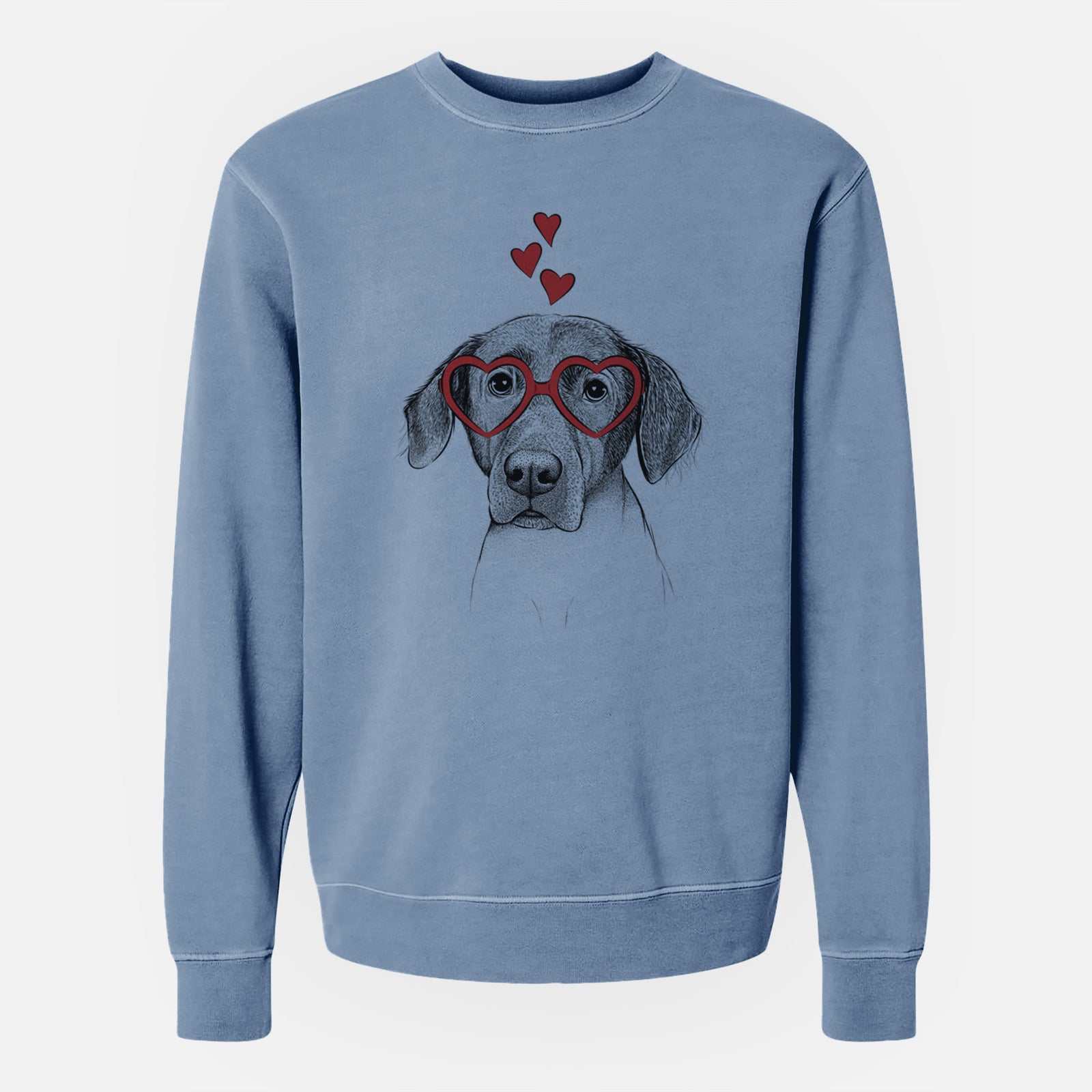 Valentine Baldwin the Mixed Breed - Unisex Pigment Dyed Crew Sweatshirt
