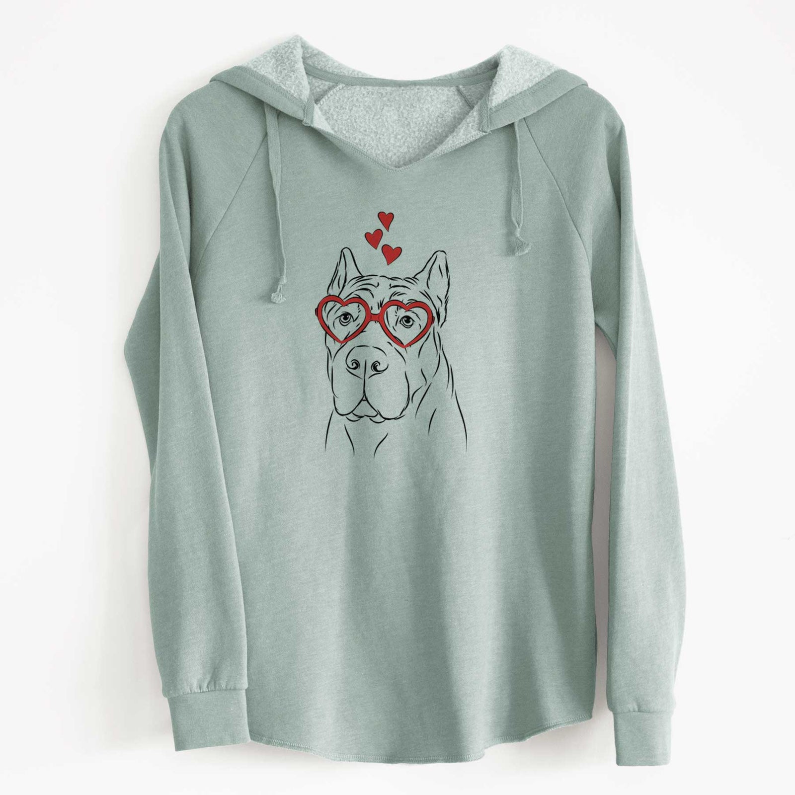 Valentine Bearson the Cane Corso - Cali Wave Hooded Sweatshirt