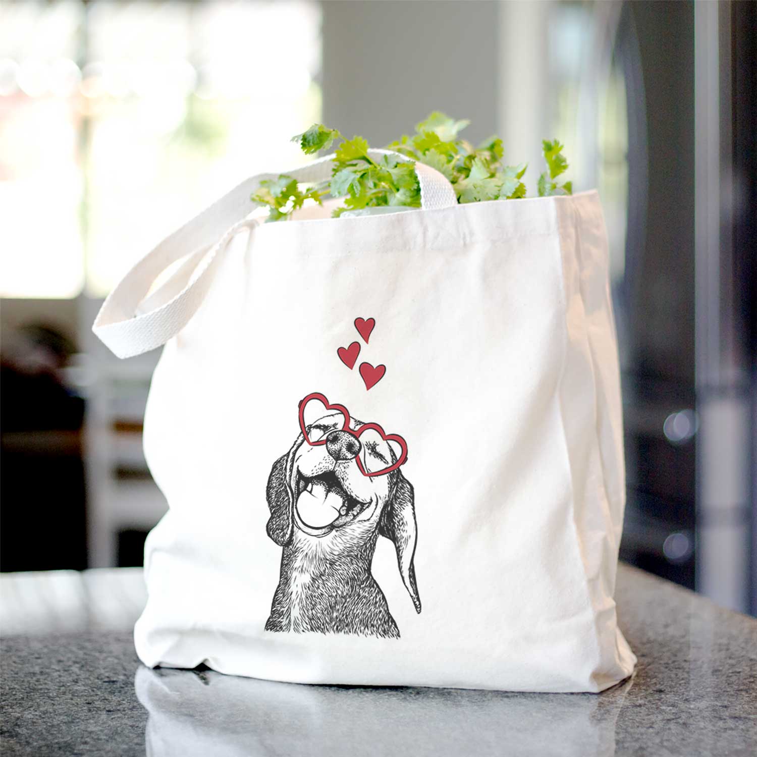 Belle the Hound Mix - Tote Bag
