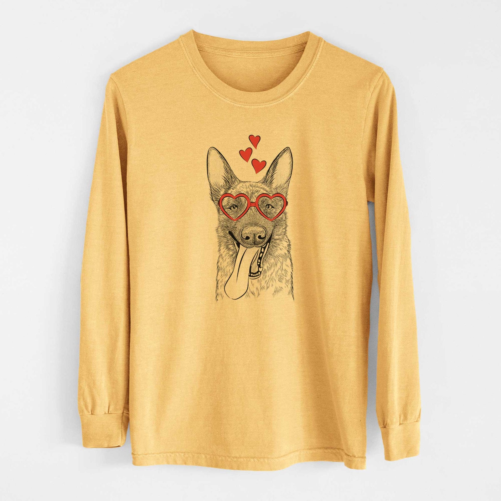 Valentine Bessa the Dutch Shepherd - Heavyweight 100% Cotton Long Sleeve