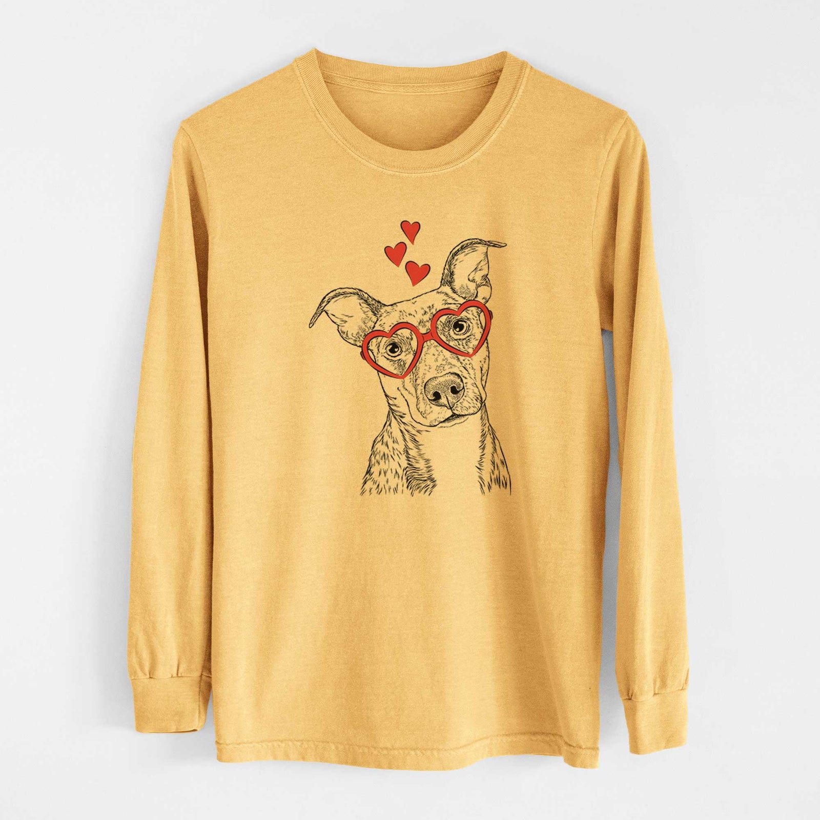 Valentine Bianca the Mixed Breed - Heavyweight 100% Cotton Long Sleeve
