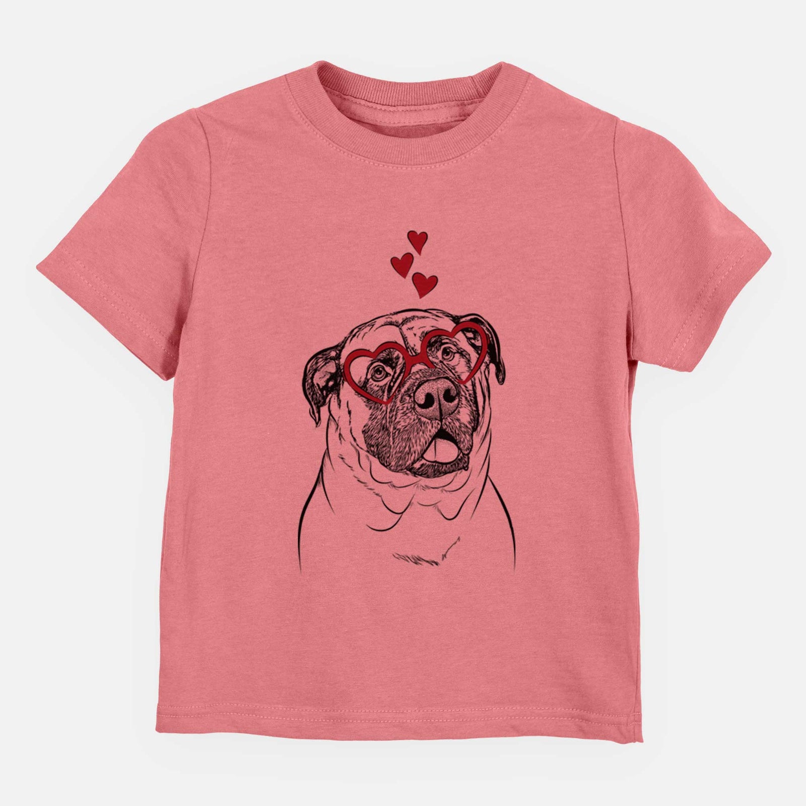 Valentine Big P the English Mastiff - Kids/Youth/Toddler Shirt
