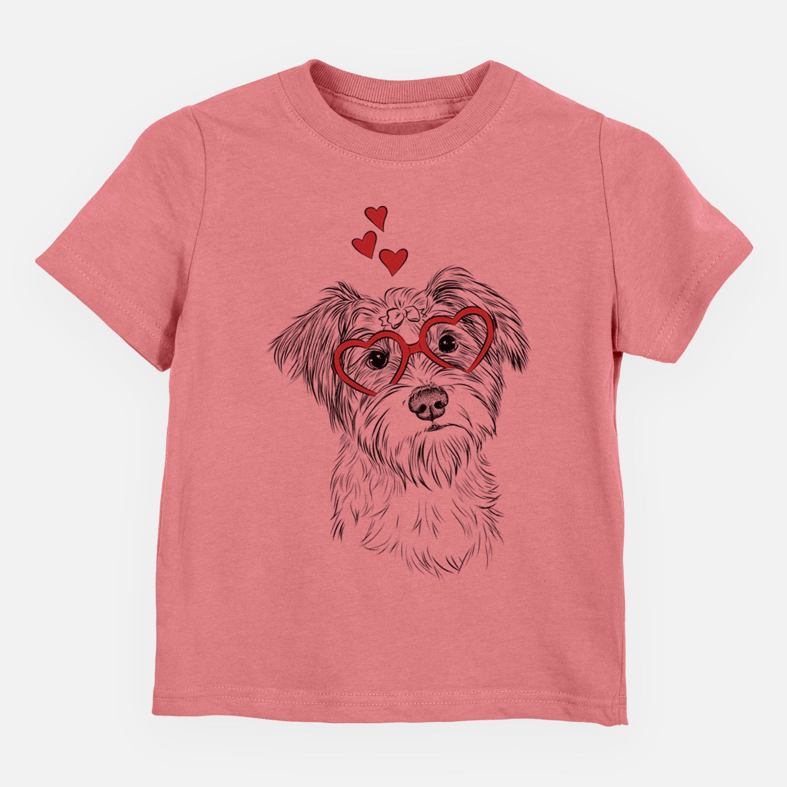 Valentine Birdee the Schnauzer Mix - Kids/Youth/Toddler Shirt