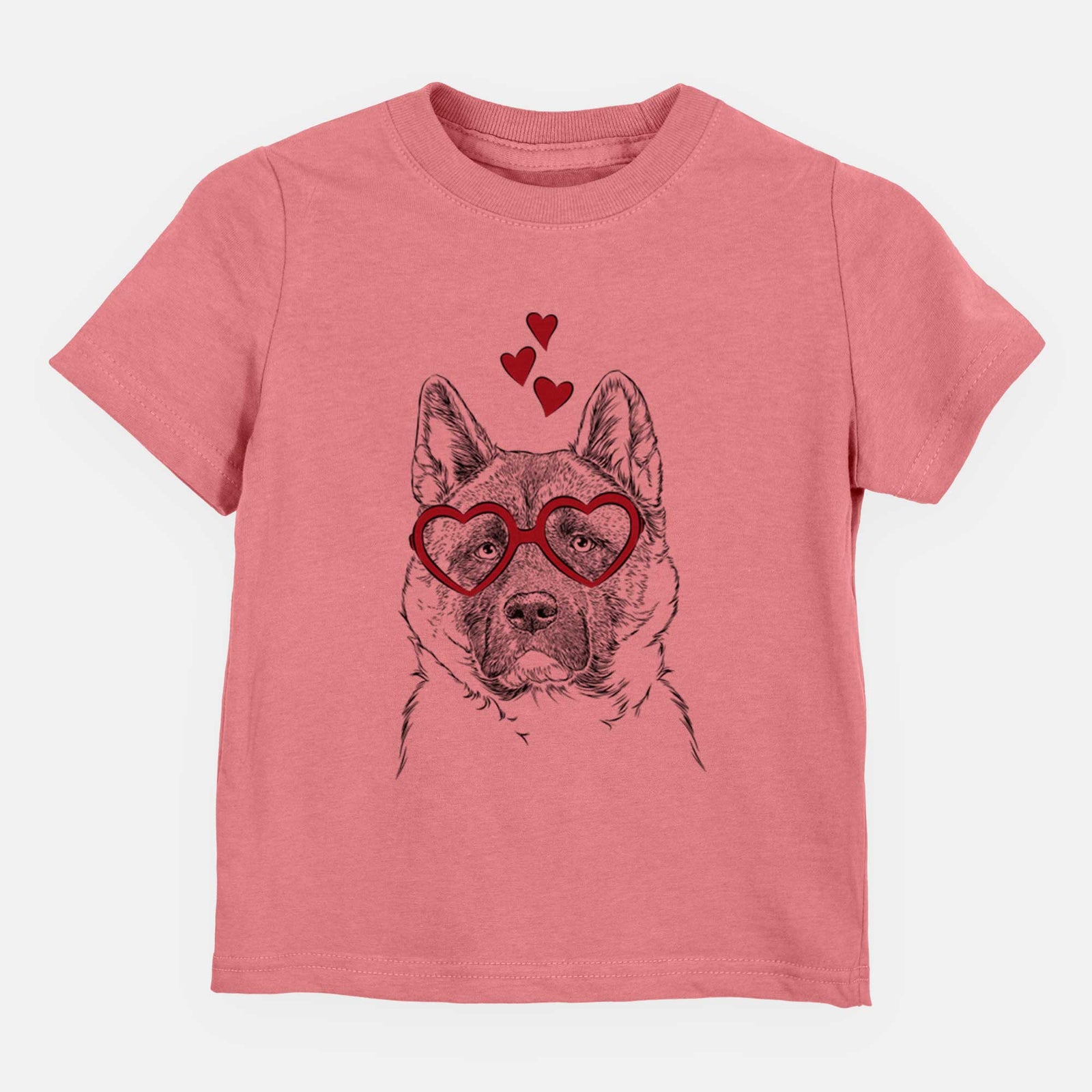 Valentine Bo the American Akita - Kids/Youth/Toddler Shirt