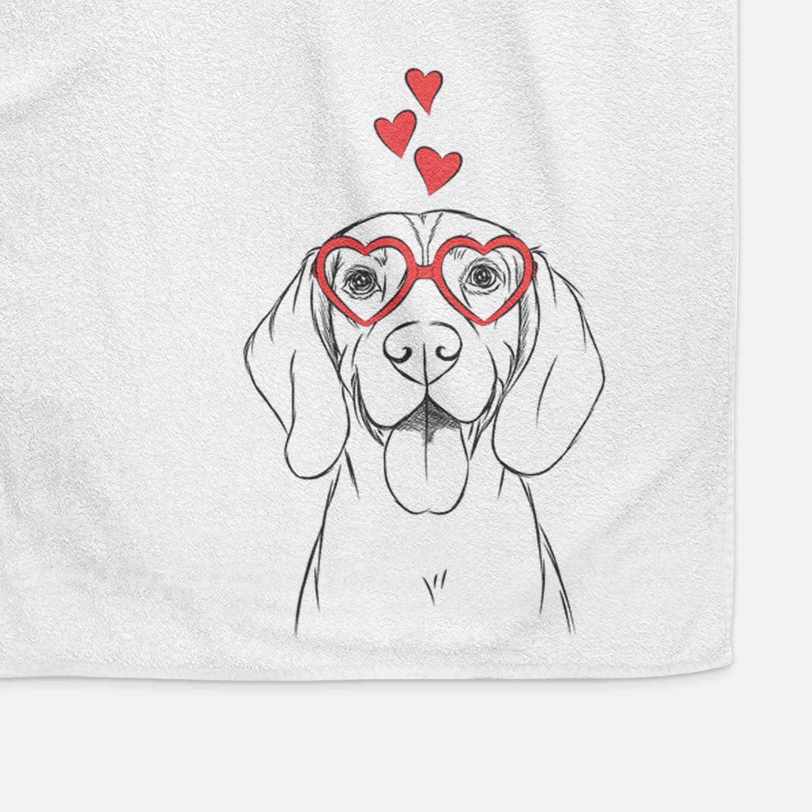 Bogie the Beagle Decorative Hand Towel