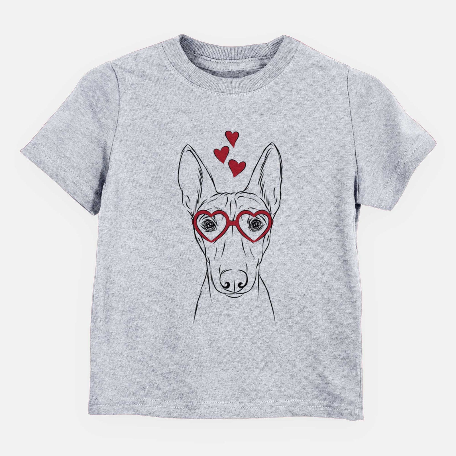 Valentine Bonsai the Basenji - Kids/Youth/Toddler Shirt