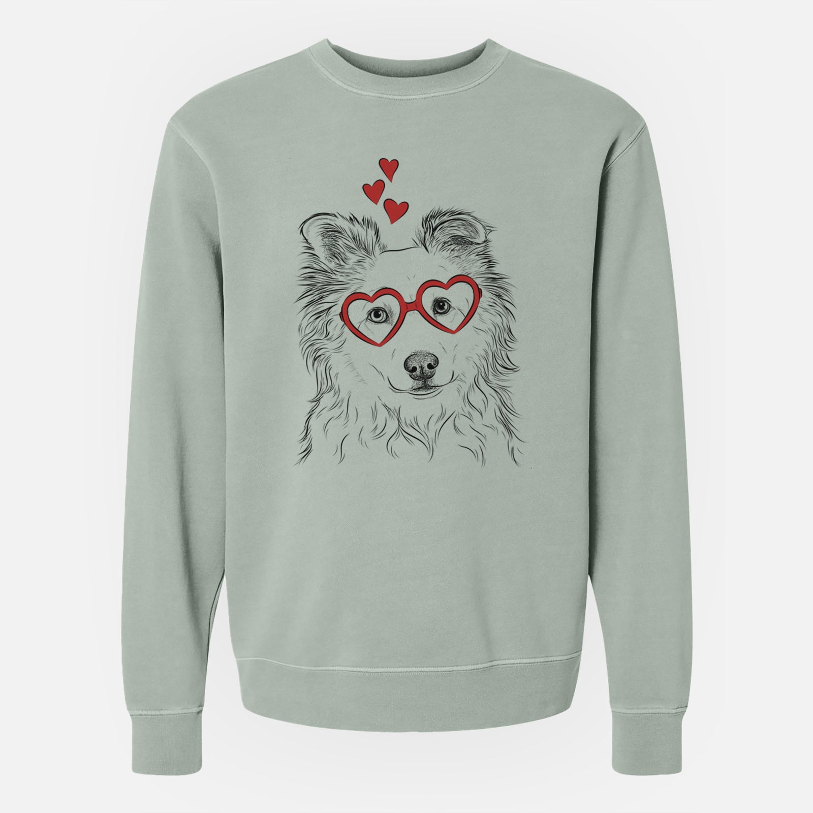 Valentine Bonsai the Mixed Breed - Unisex Pigment Dyed Crew Sweatshirt