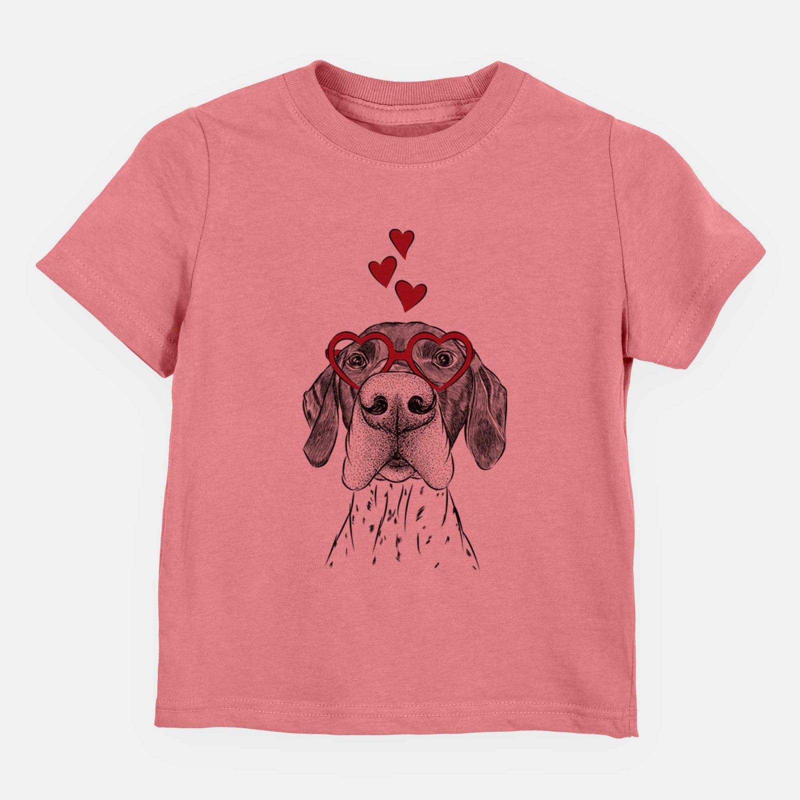 Valentine Booze the German Shorthaired Pointer - Kids/Youth/Toddler Shirt