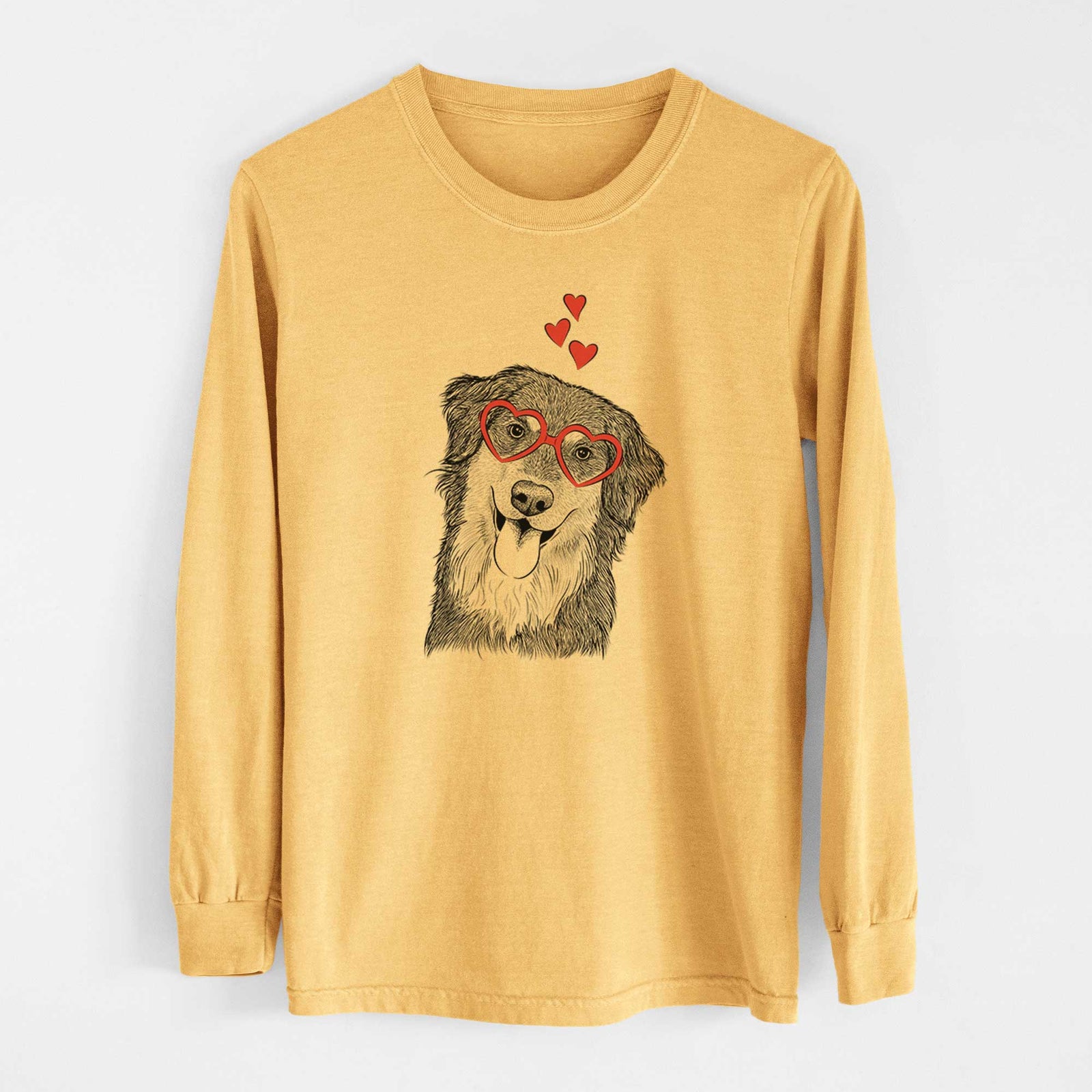 Valentine Brodie the Golden Aussie - Heavyweight 100% Cotton Long Sleeve