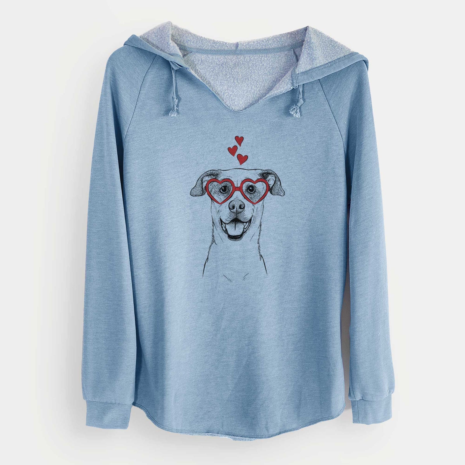 Valentine Buffy the Mixed Breed - Cali Wave Hooded Sweatshirt