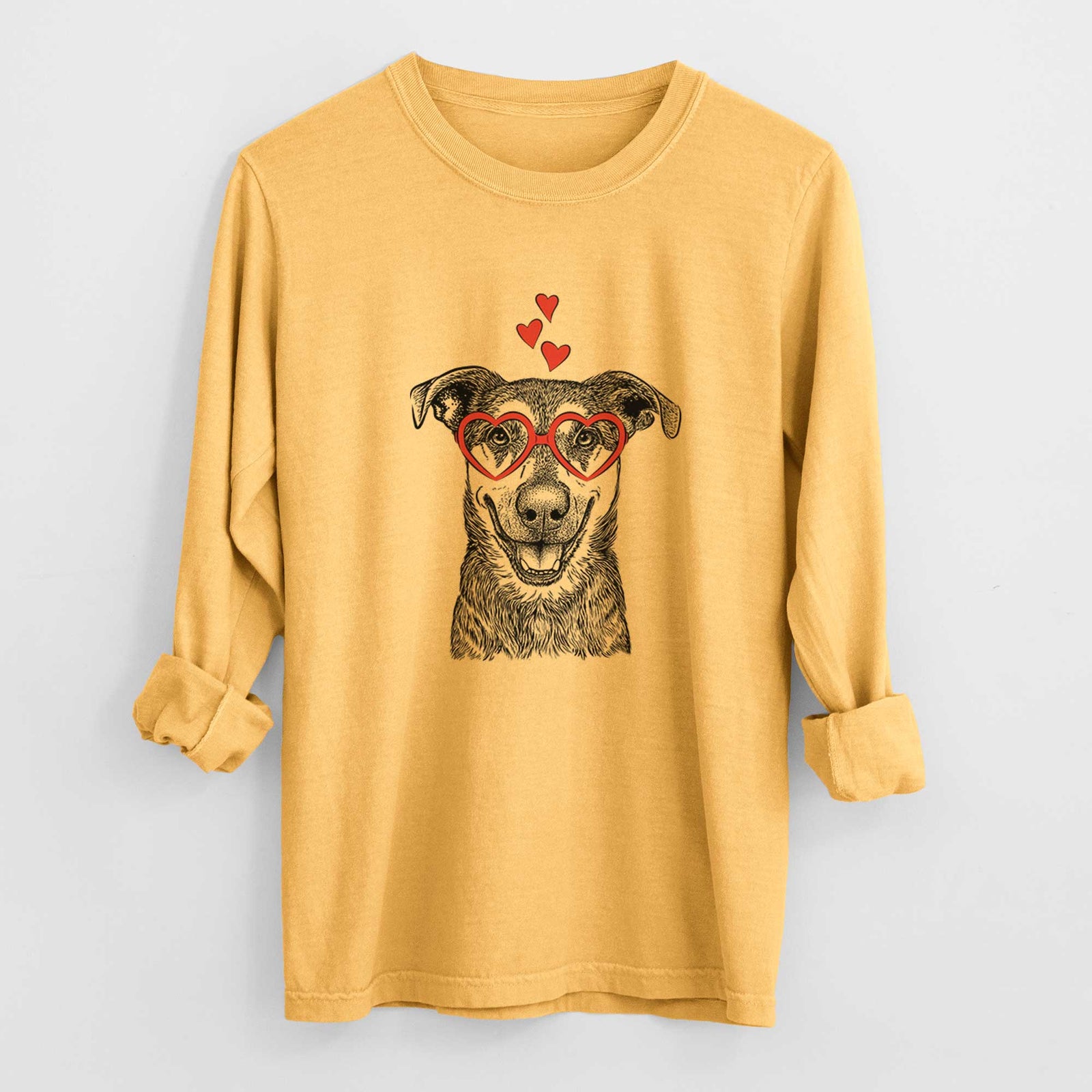Valentine Case the Mixed Breed - Heavyweight 100% Cotton Long Sleeve