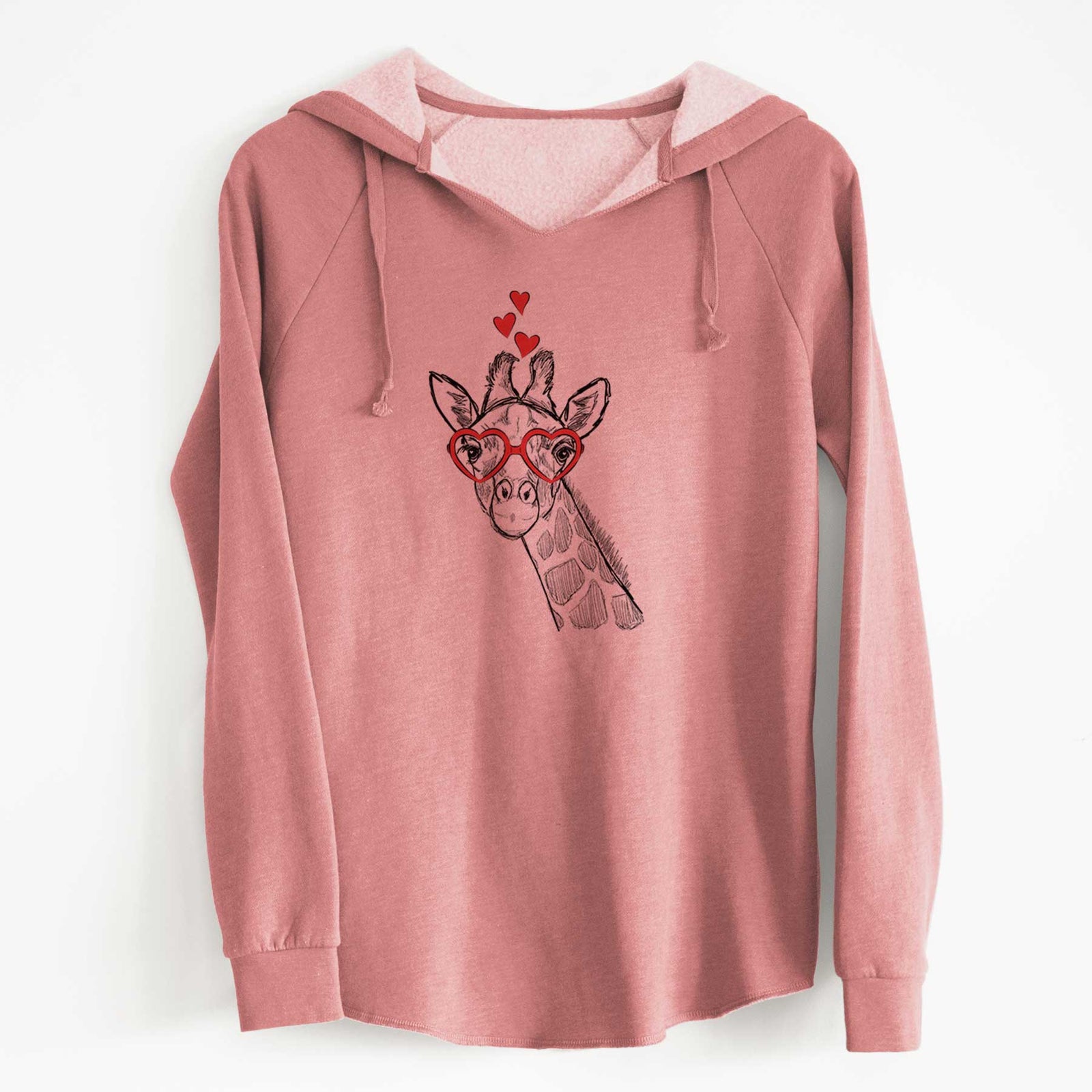 Valentine Cedrick the Giraffe - Cali Wave Hooded Sweatshirt