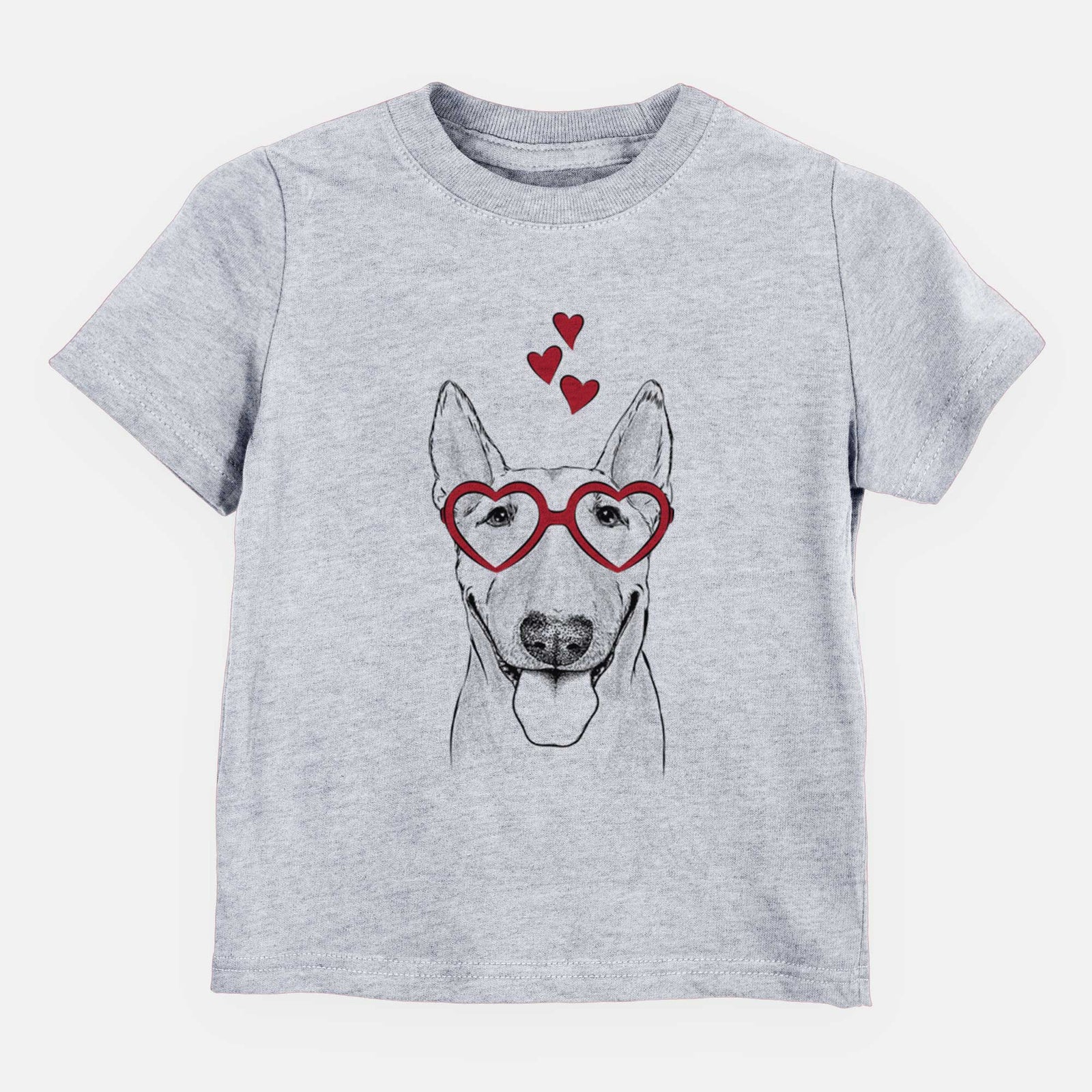 Valentine Chloe the Bull Terrier - Kids/Youth/Toddler Shirt
