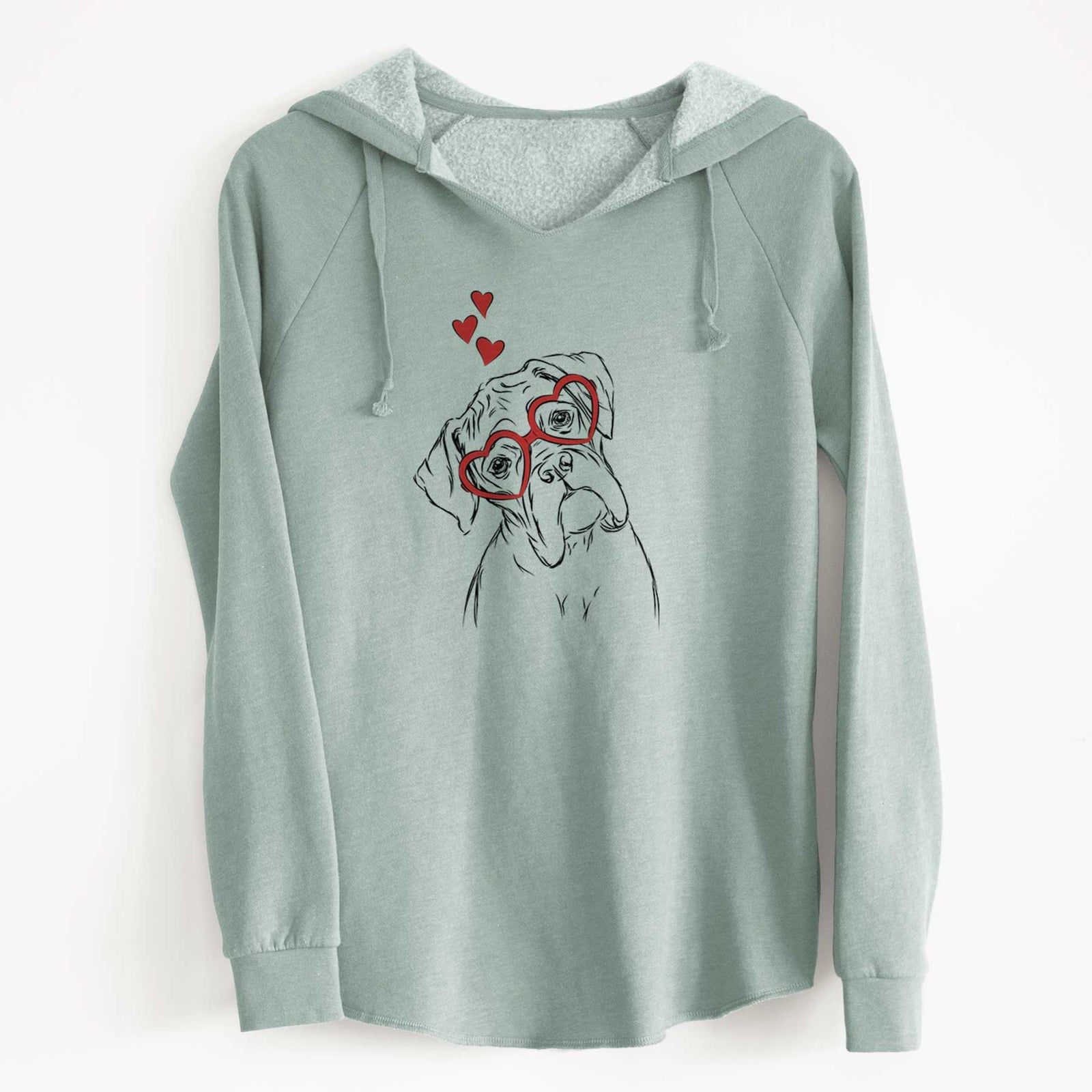 Valentine Cooper the Boxer - Cali Wave Hooded Sweatshirt