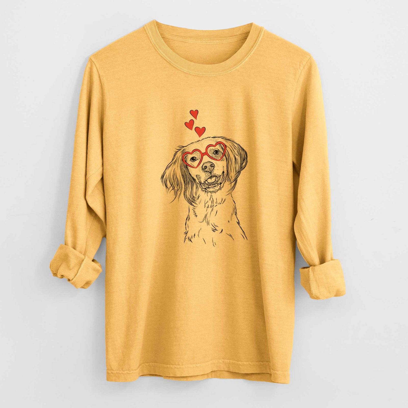 Valentine Cooper the English Setter - Heavyweight 100% Cotton Long Sleeve