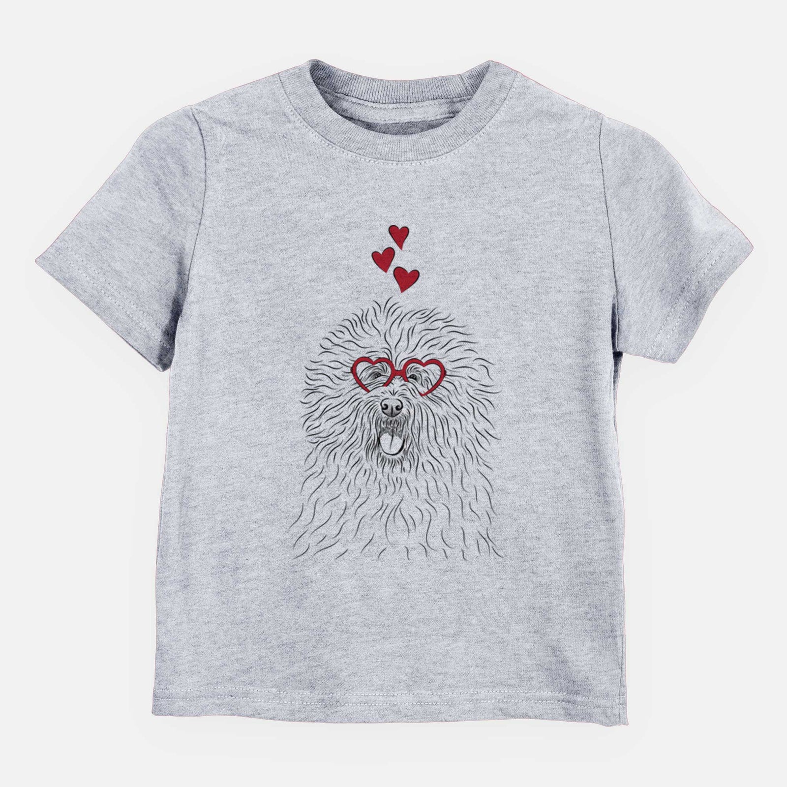 Valentine Cozie the Old English Sheepdog - Kids/Youth/Toddler Shirt