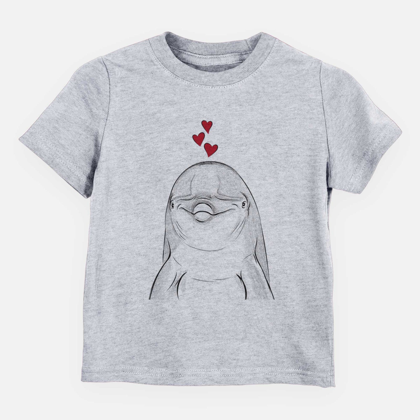 Valentine Dave the Dolphin - Kids/Youth/Toddler Shirt