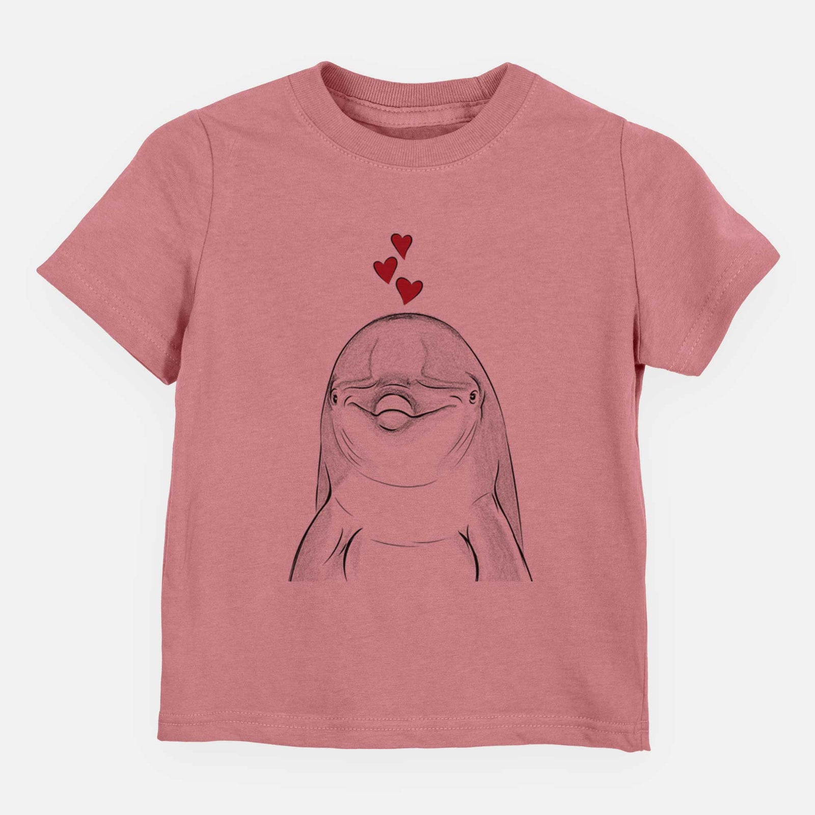 Valentine Dave the Dolphin - Kids/Youth/Toddler Shirt