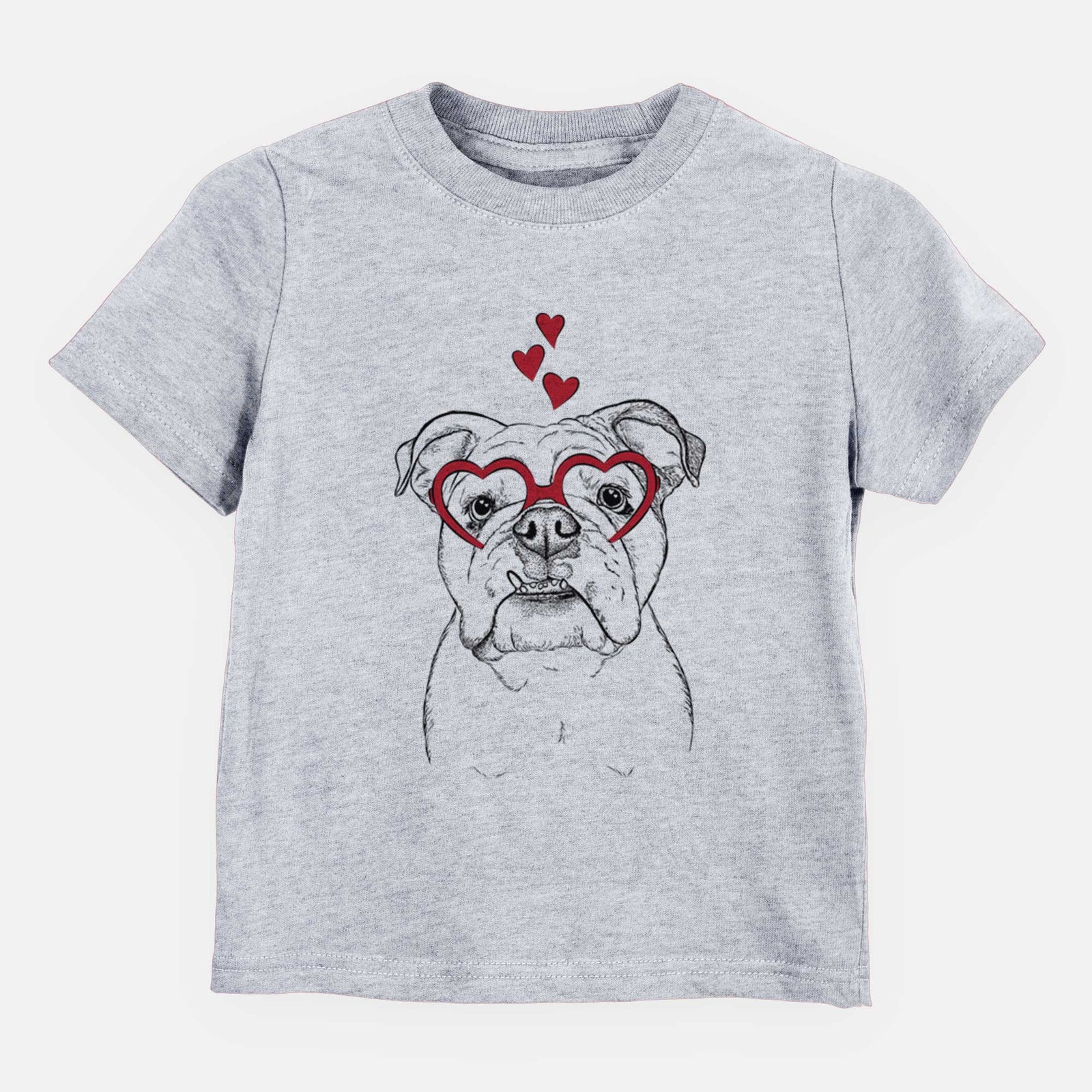 Valentine Dazy the English Bulldog - Kids/Youth/Toddler Shirt