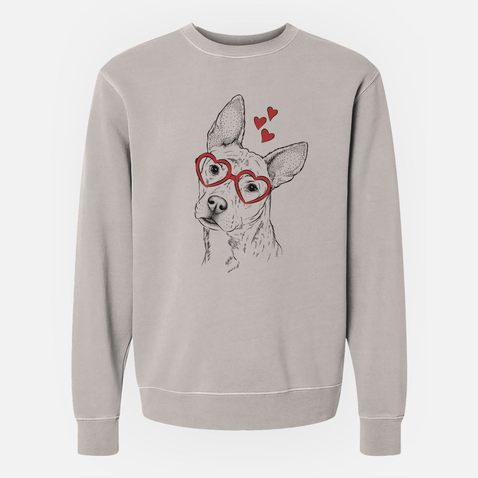 Valentine Diesel the Mixed Breed - Unisex Pigment Dyed Crew Sweatshirt