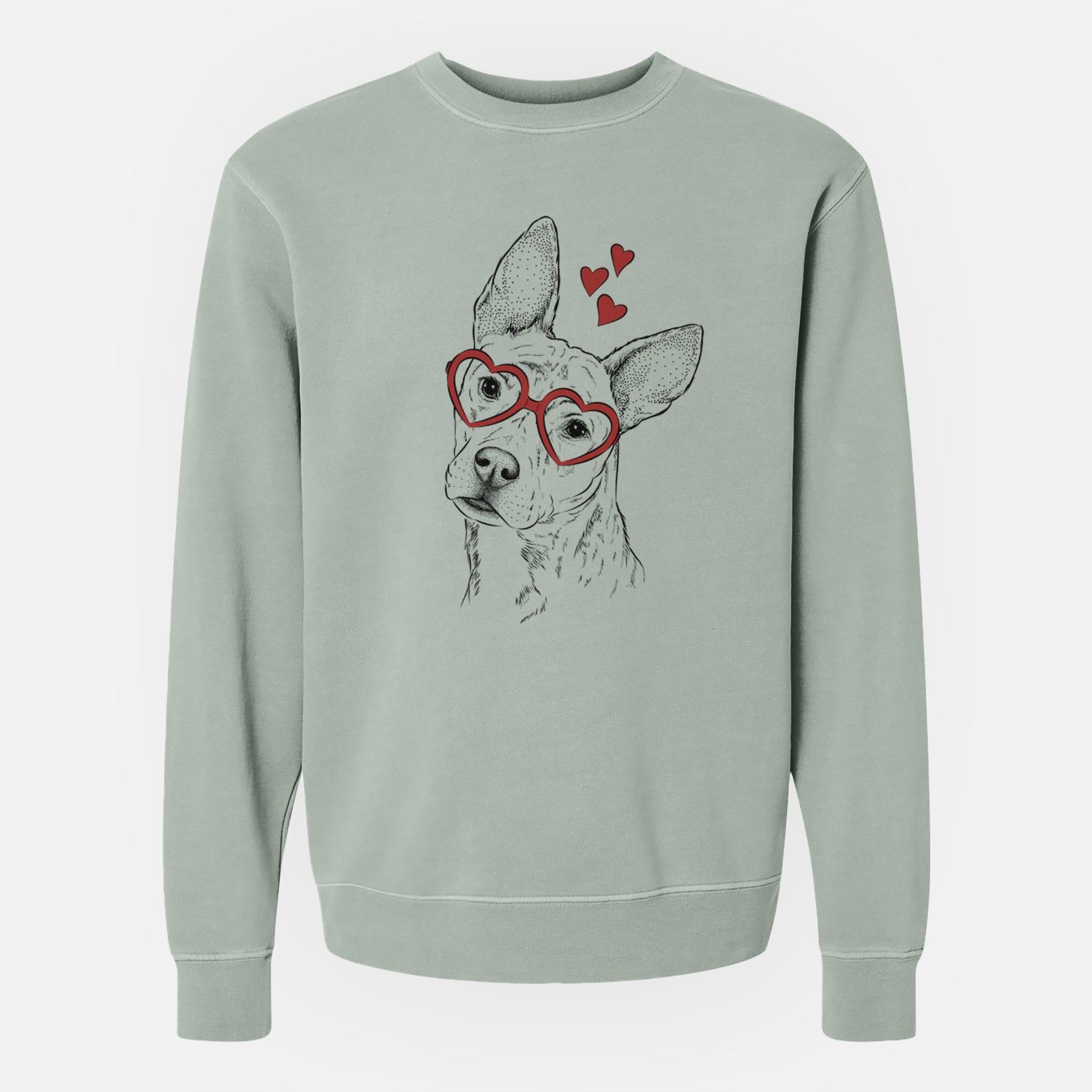 Valentine Diesel the Mixed Breed - Unisex Pigment Dyed Crew Sweatshirt