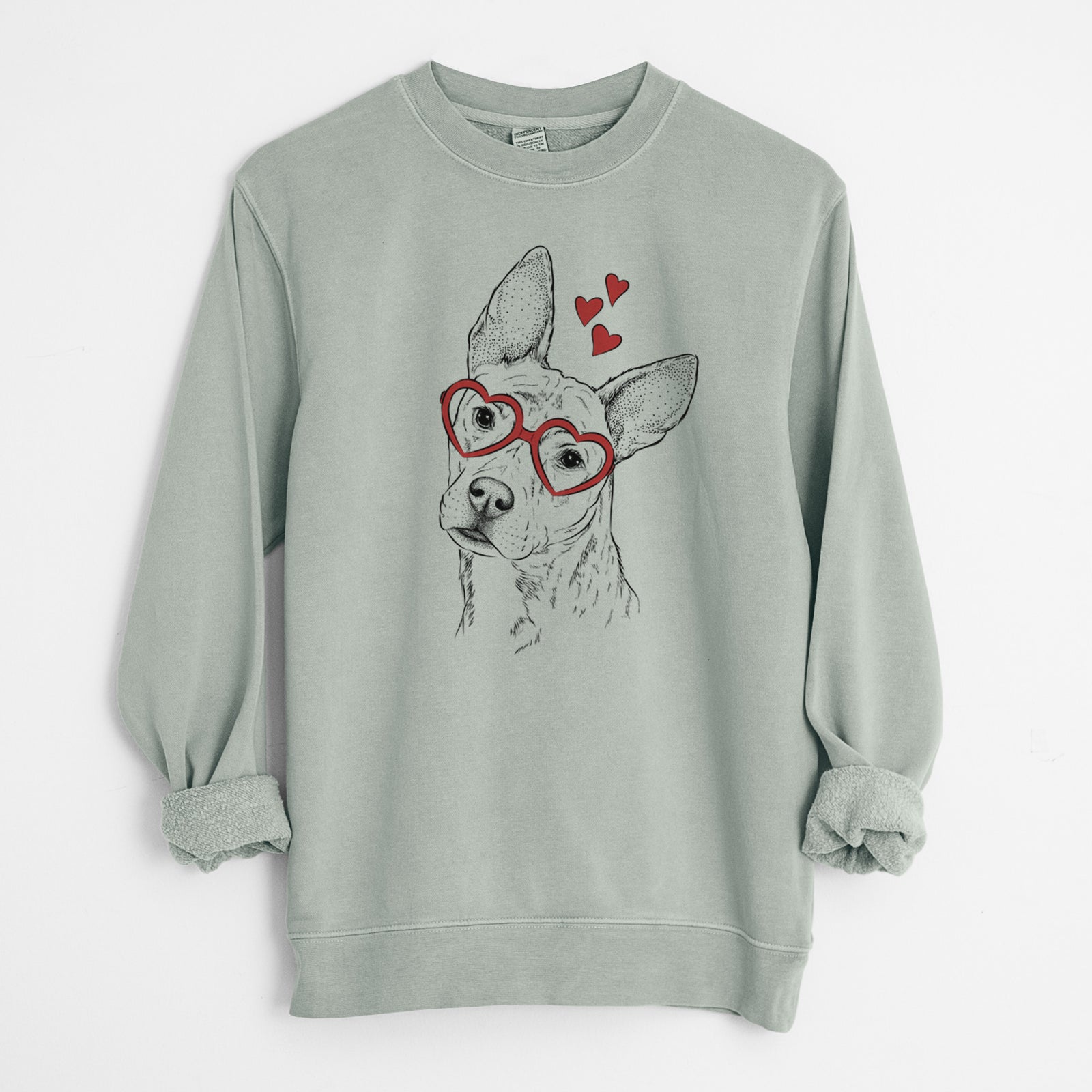 Valentine Diesel the Mixed Breed - Unisex Pigment Dyed Crew Sweatshirt