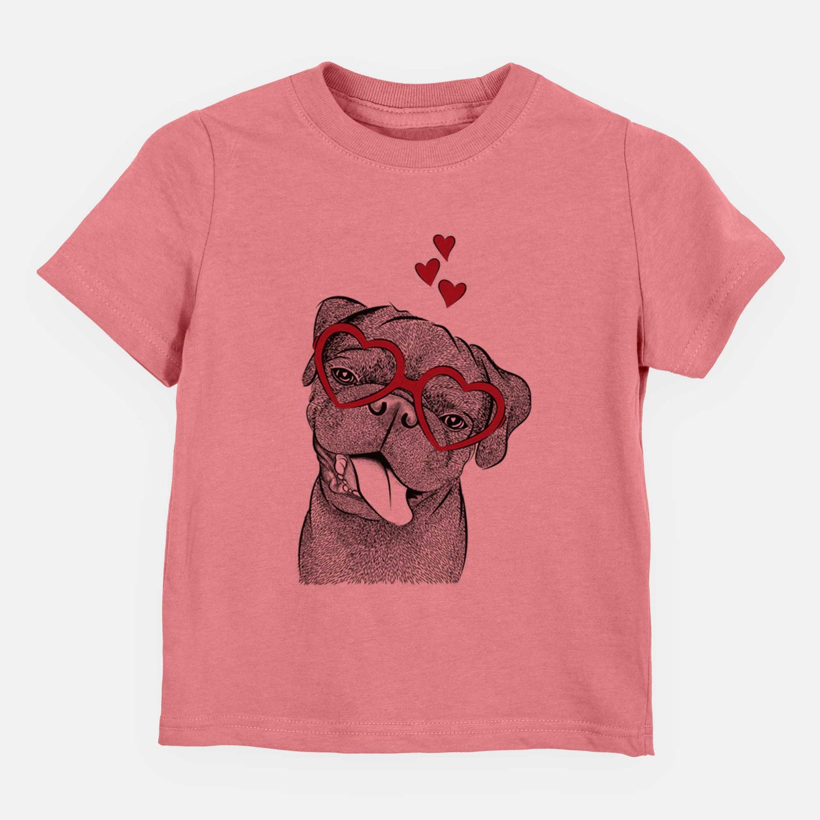 Valentine Dudley Danger the Pug - Kids/Youth/Toddler Shirt