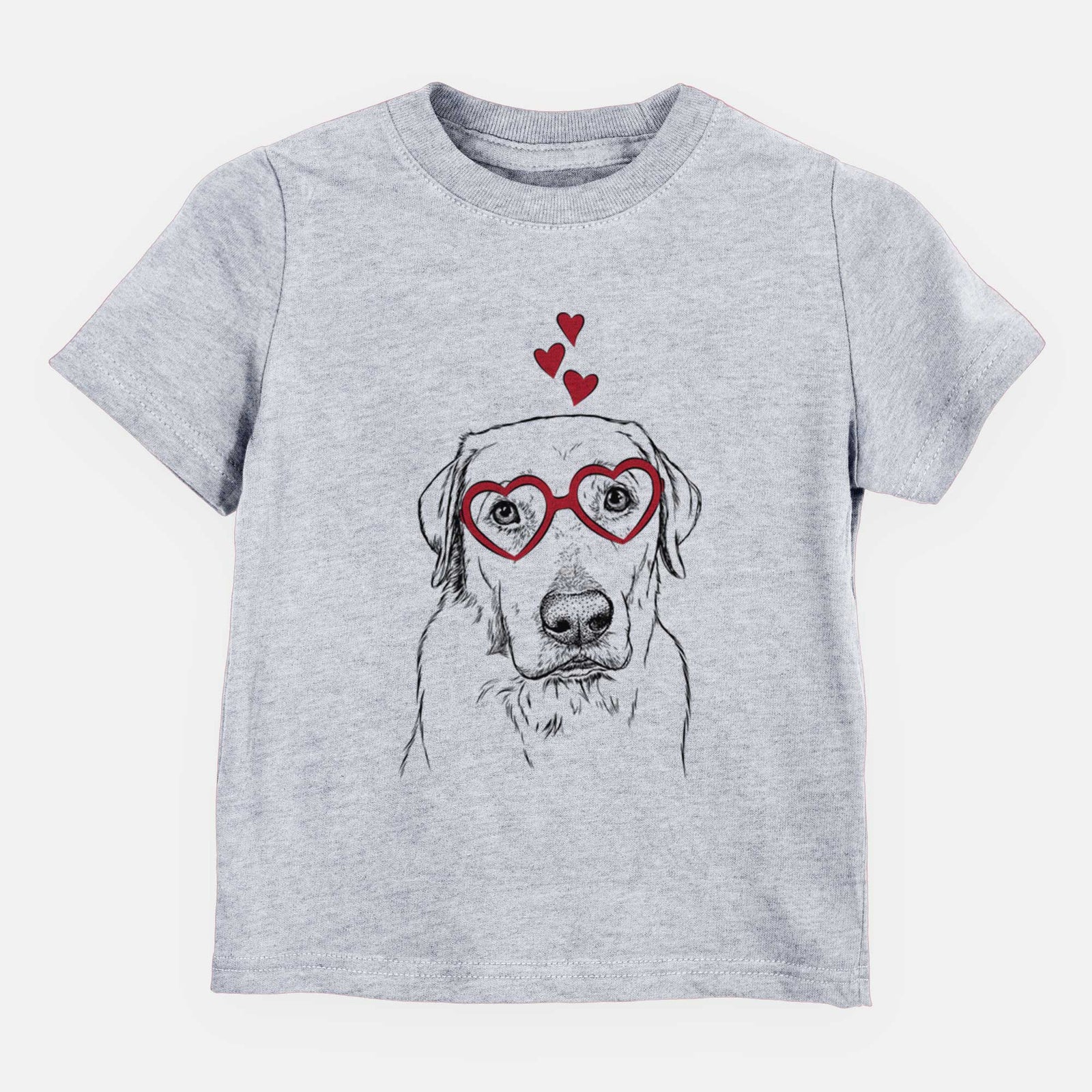 Valentine Duke the Yellow Lab - Kids/Youth/Toddler Shirt