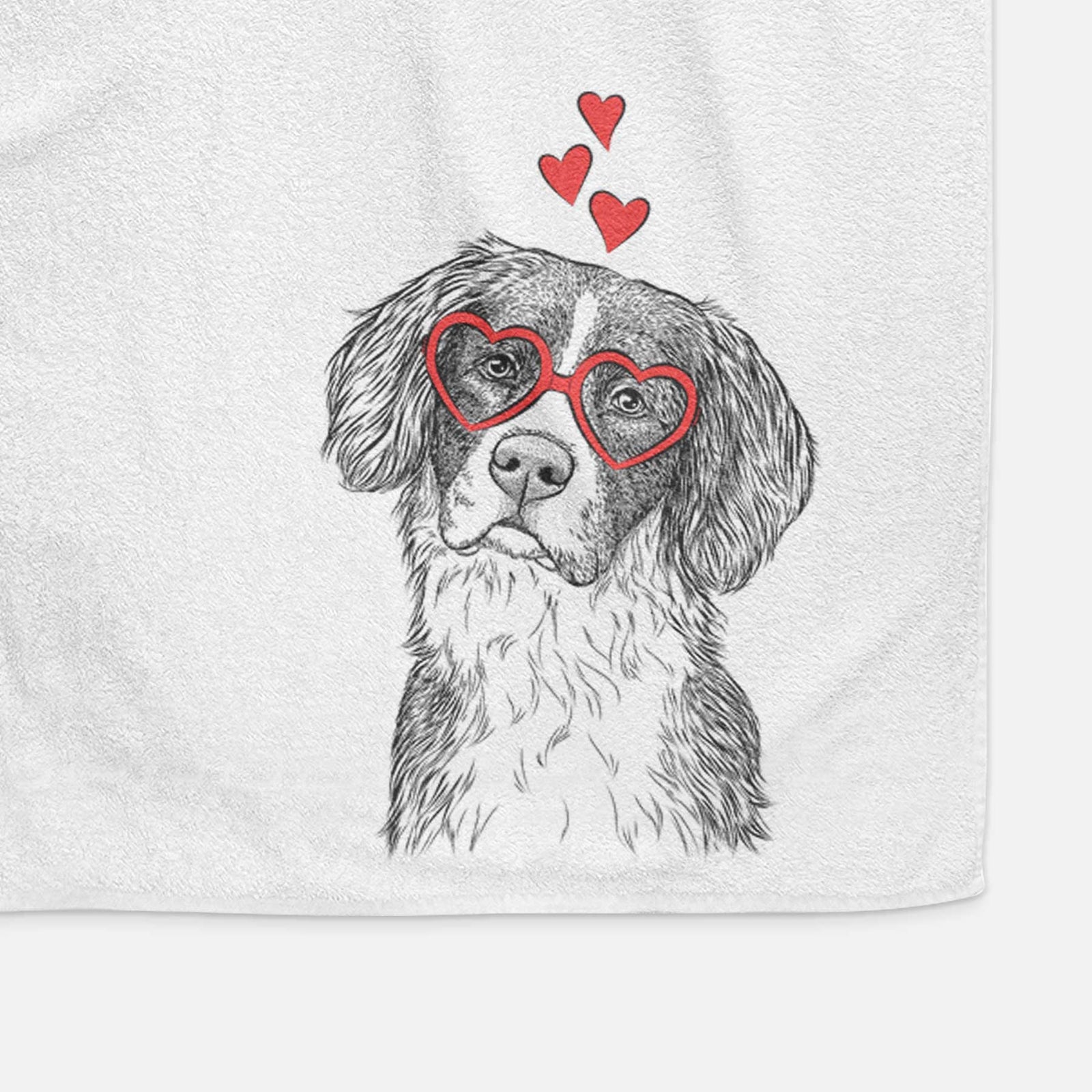 Dulce the Drentsche Patrijshond Decorative Hand Towel